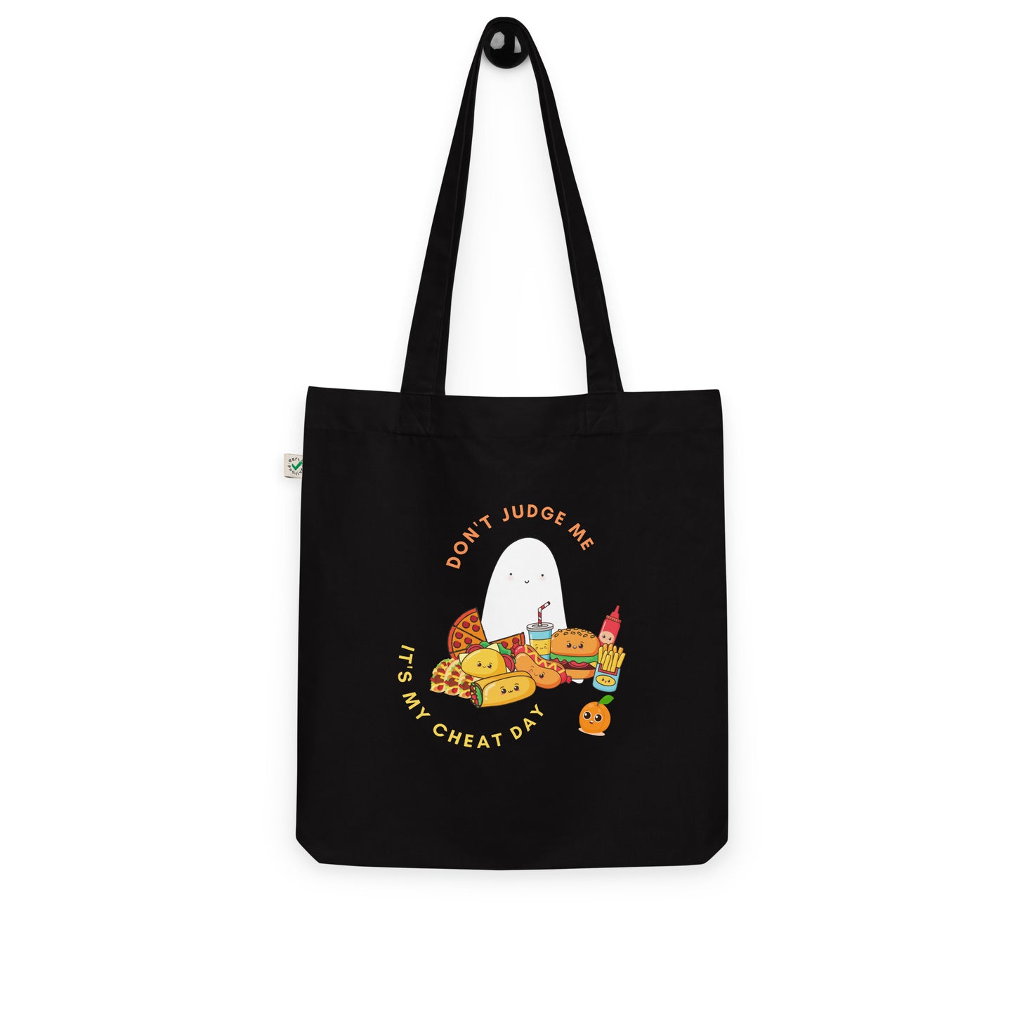 Cheat day Organic fashion tote bag