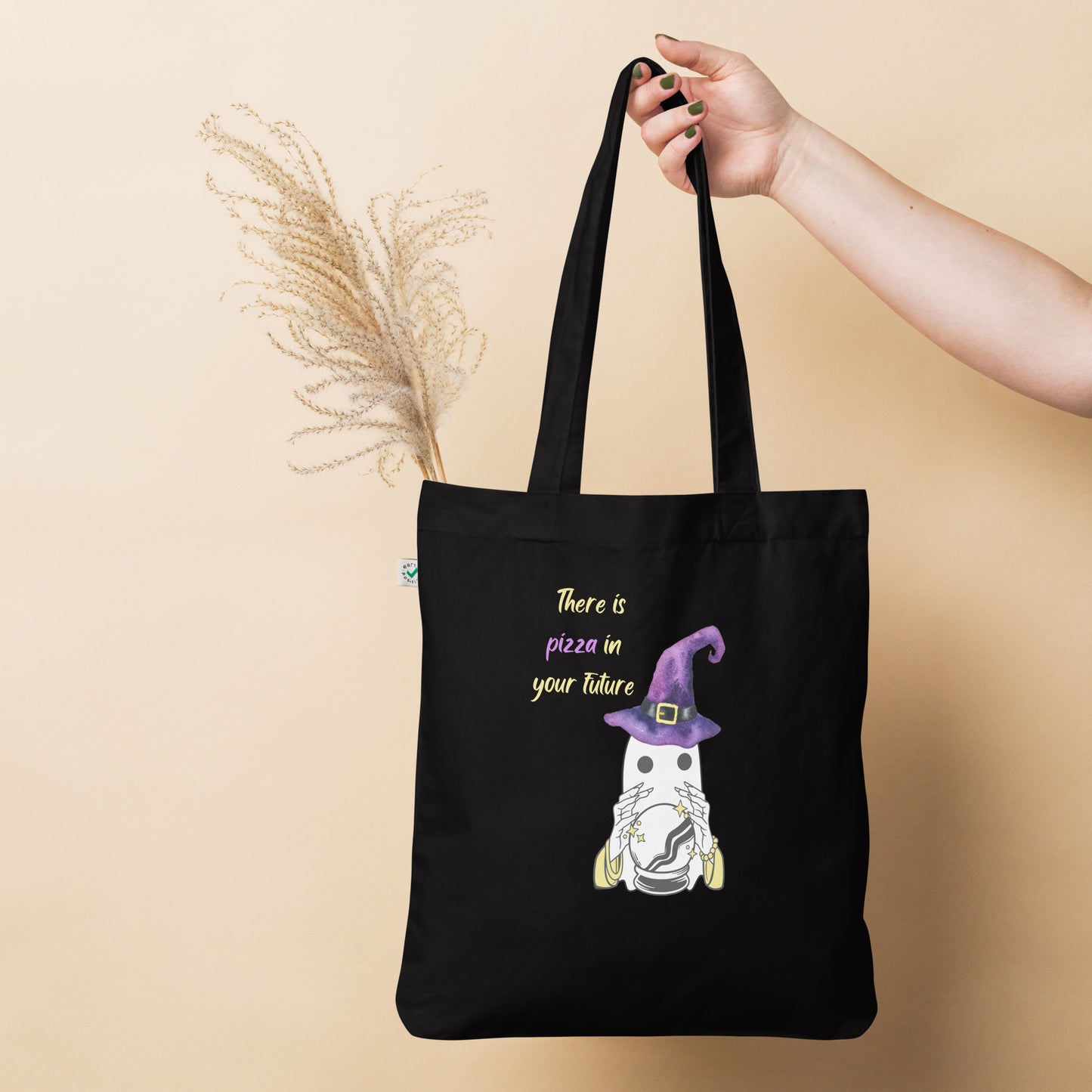 There is pizza in your future Organic fashion tote bag