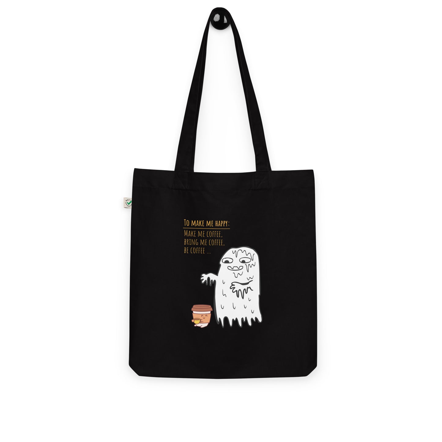 Be coffee Organic fashion tote bag