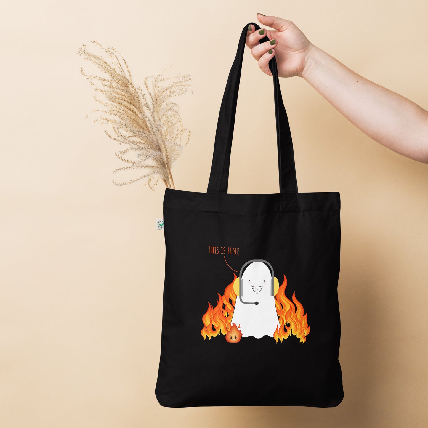 This is fine Organic fashion tote bag