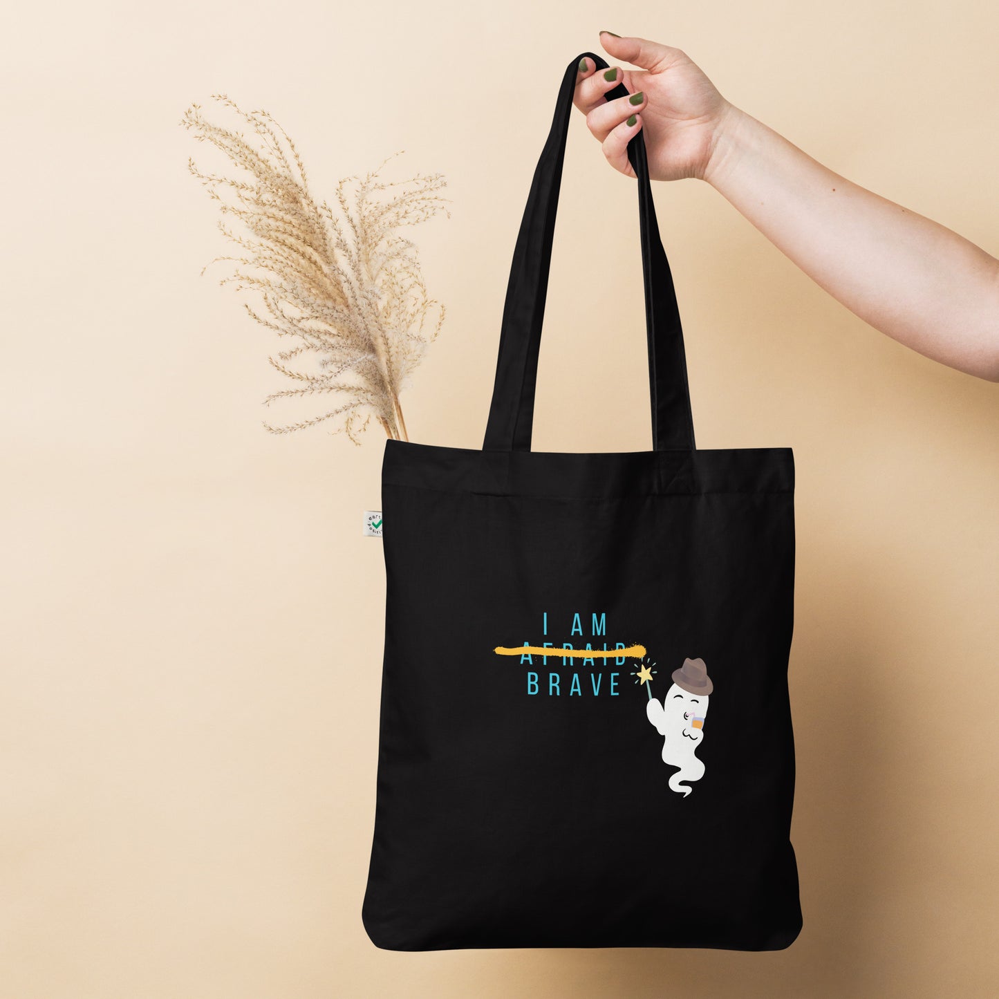 Brave Organic fashion tote bag