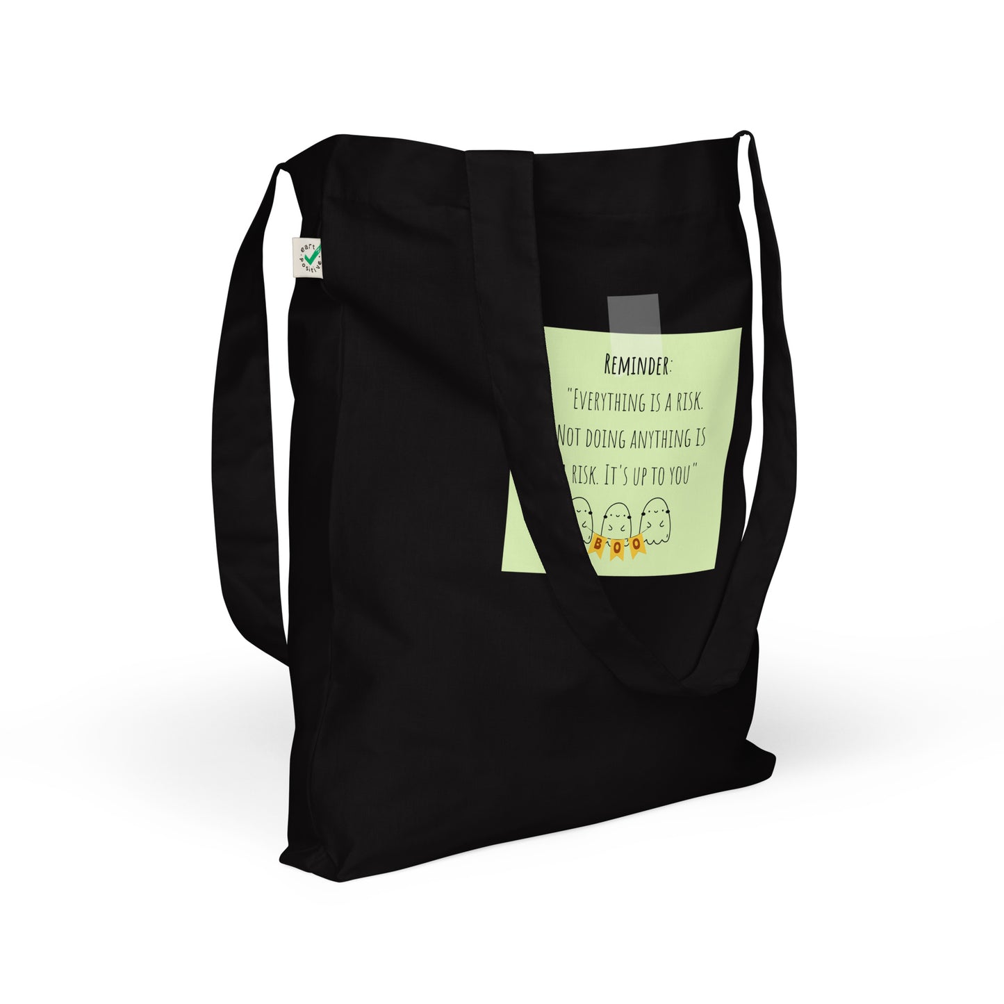 Reminder Organic fashion tote bag