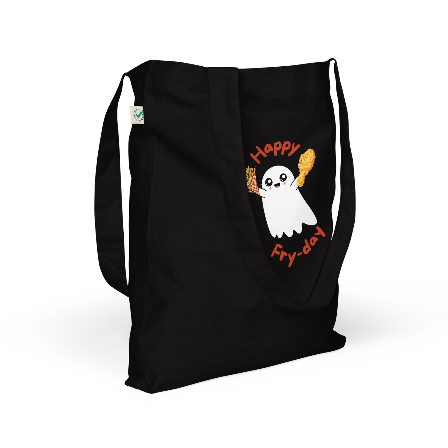 Happy Fry-day Organic fashion tote bag