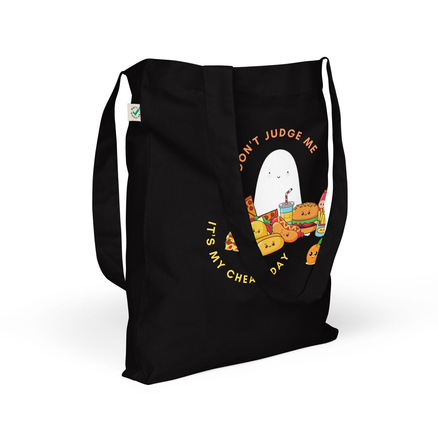 Cheat day Organic fashion tote bag