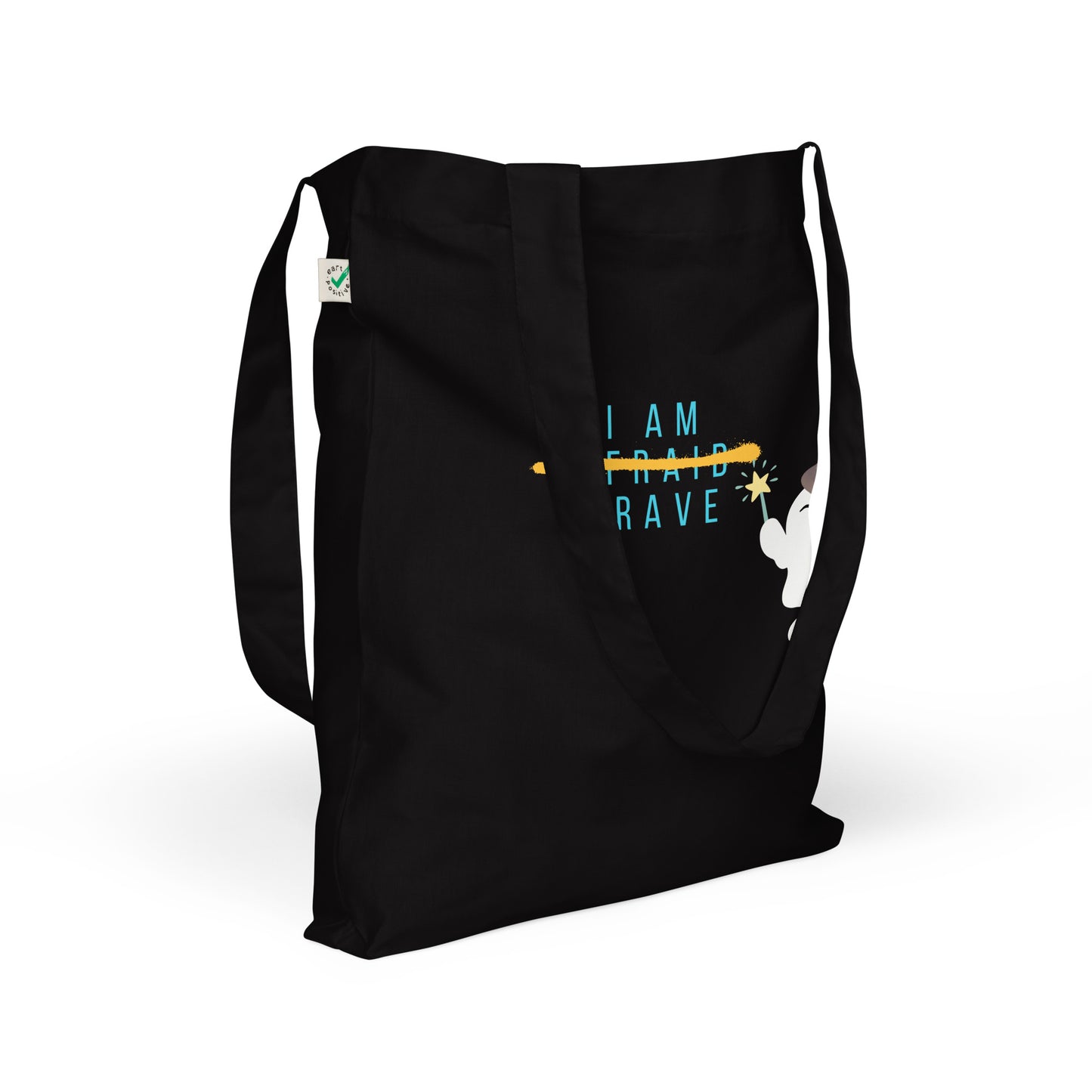 Brave Organic fashion tote bag