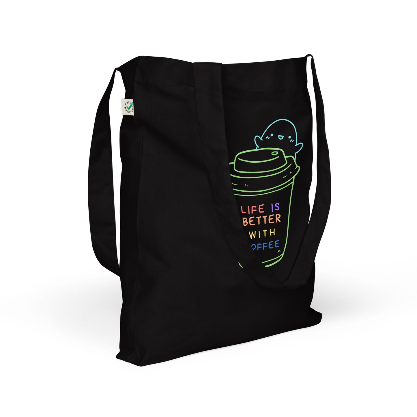 Coffee Organic fashion tote bag