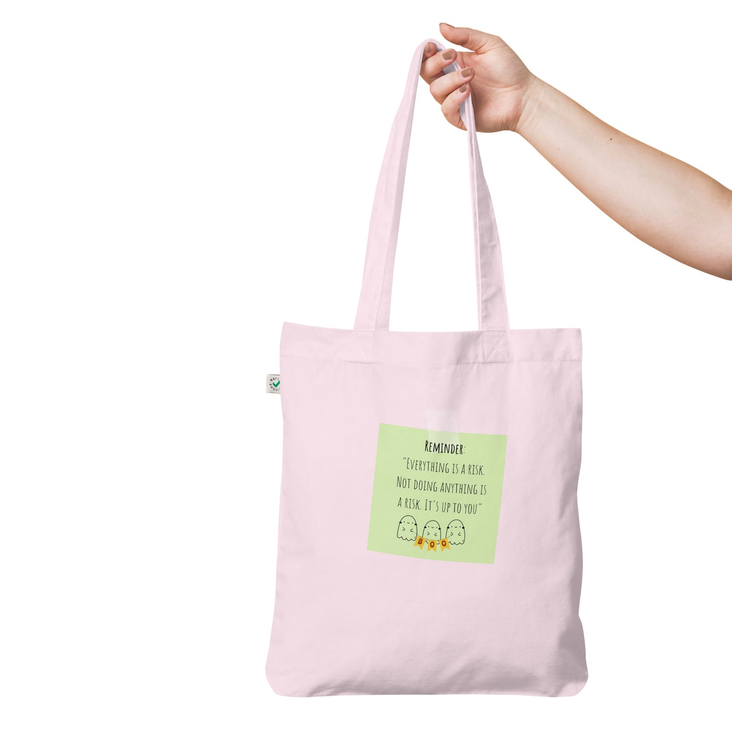 Reminder Organic fashion tote bag