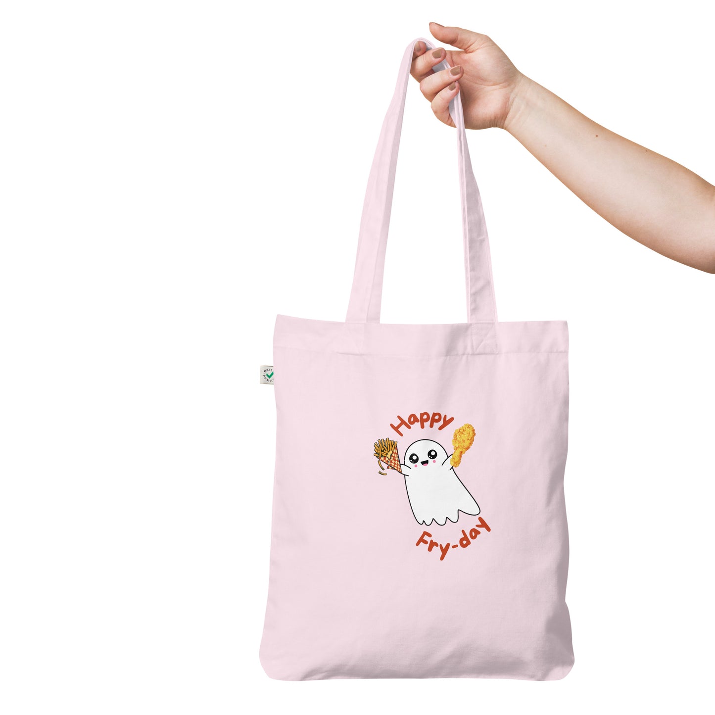 Happy Fry-day Organic fashion tote bag