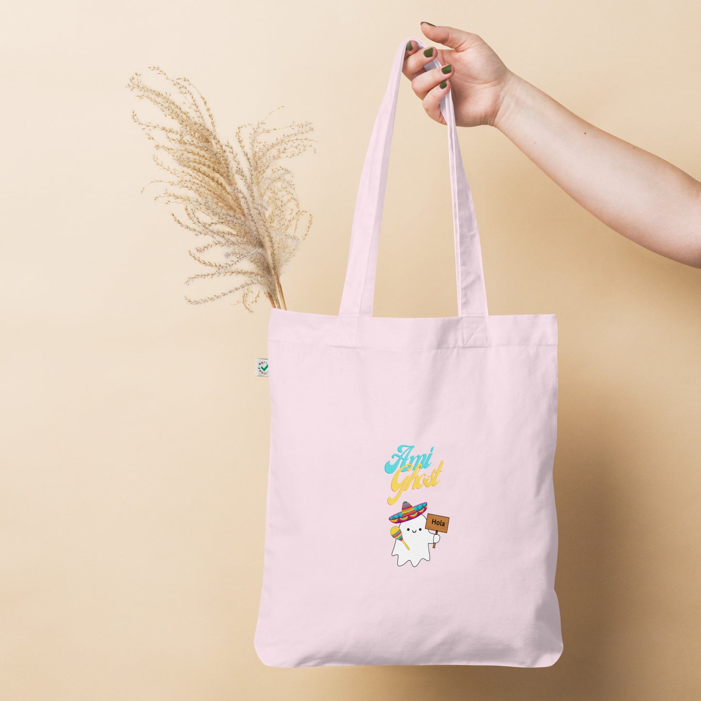 Amighost Organic fashion tote bag