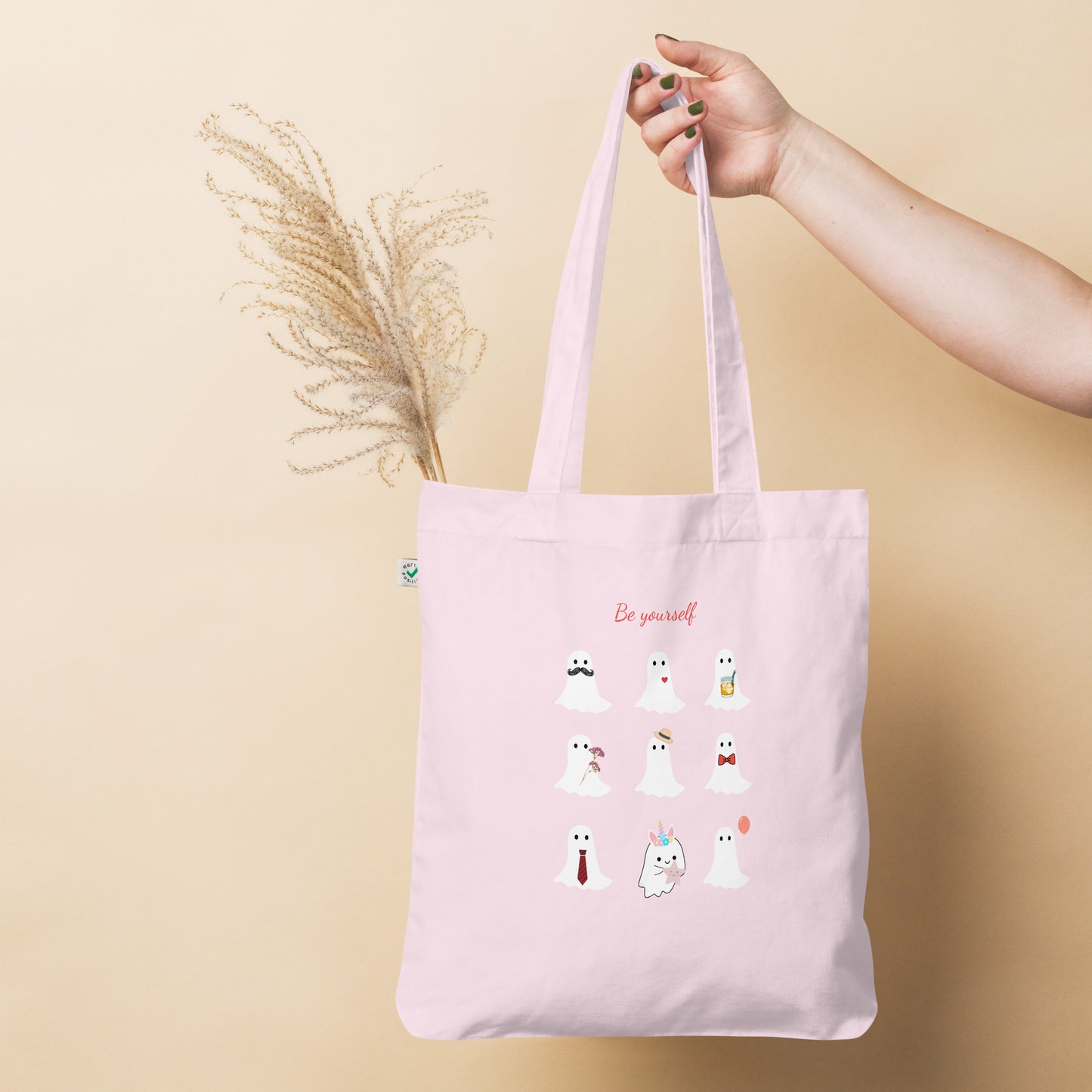 Be Yourself Organic fashion tote bag