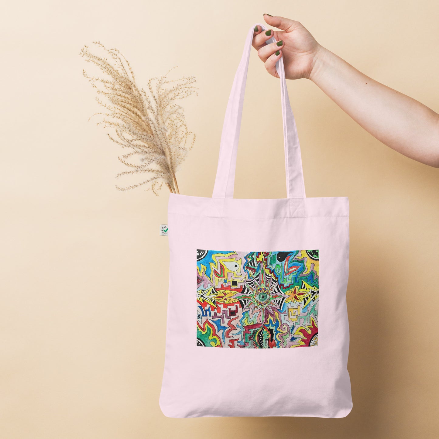 Vision Organic fashion tote bag