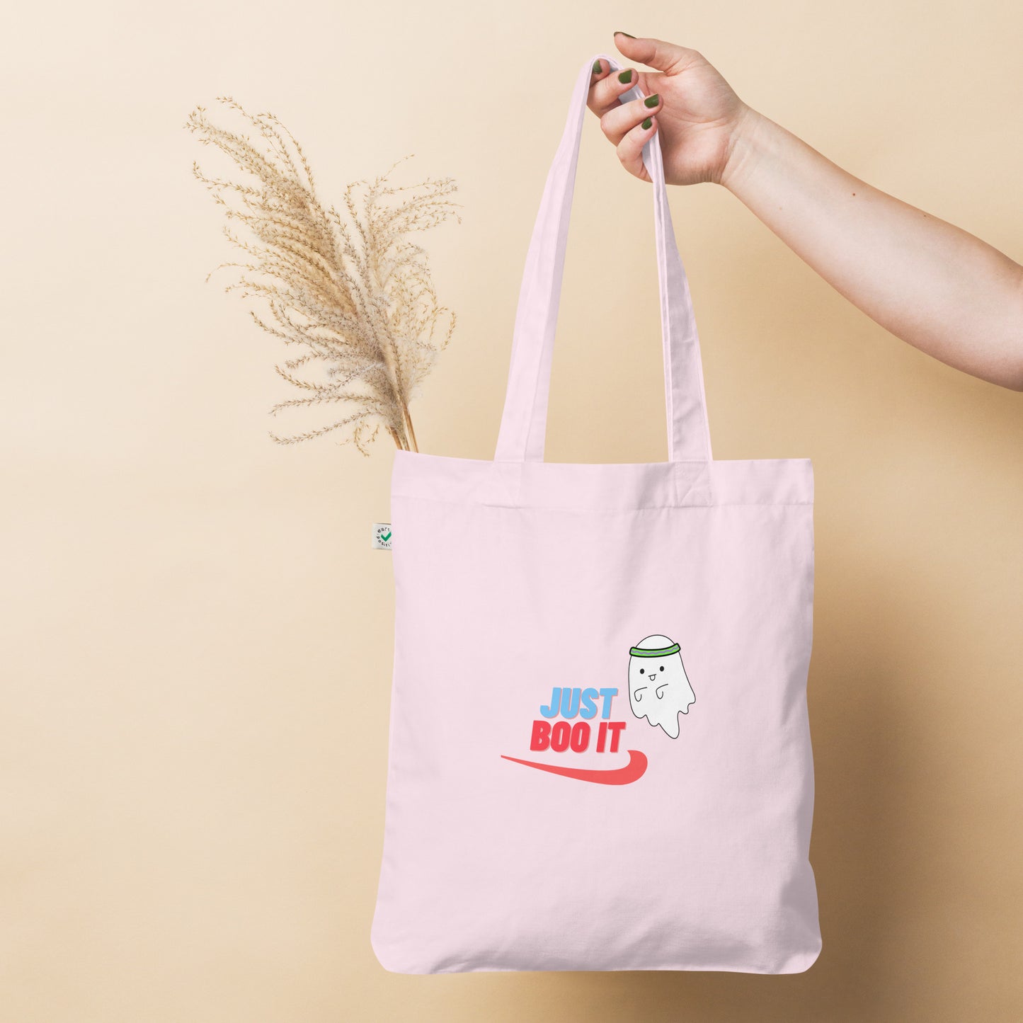 Just Boo It Organic fashion tote bag