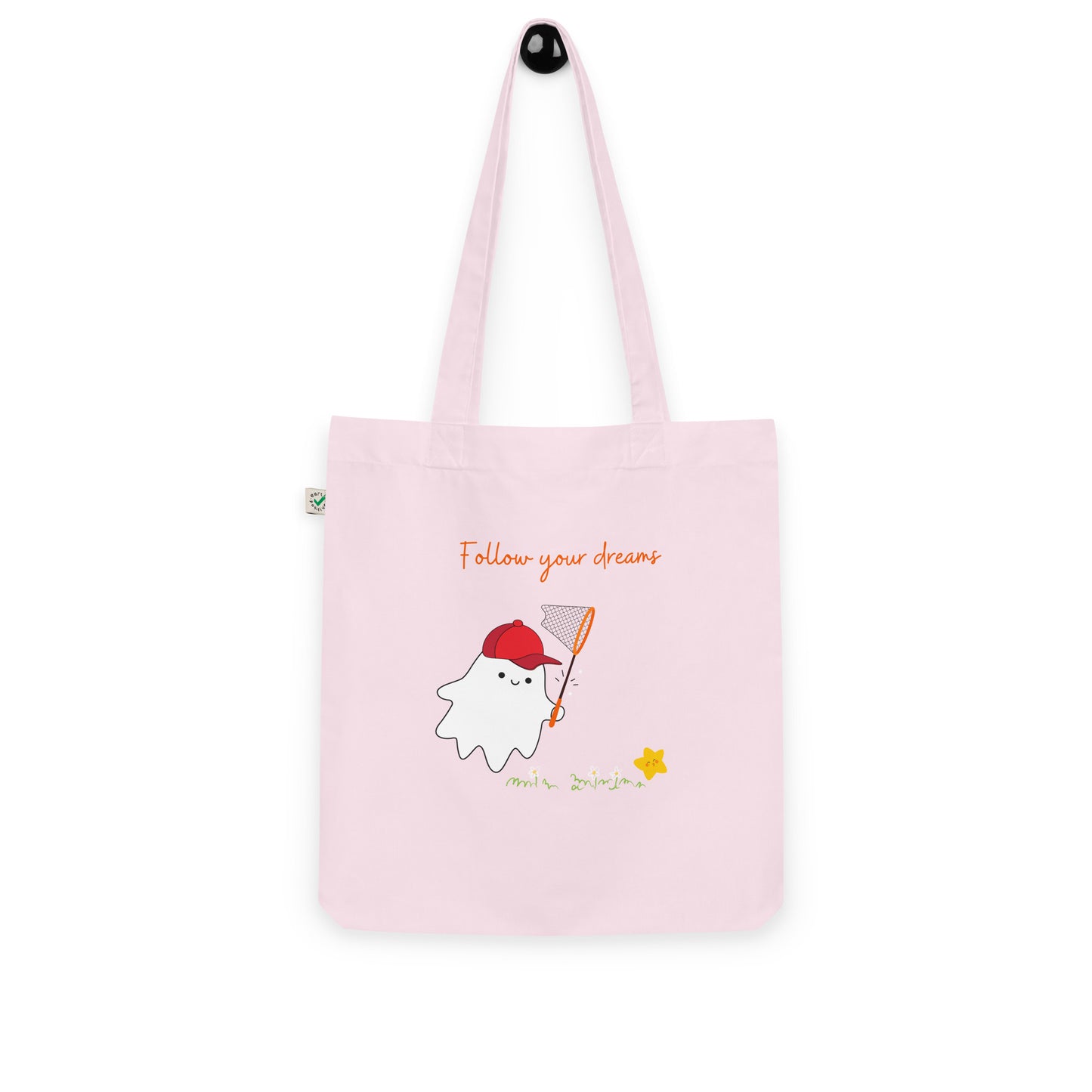 Follow your dreams Organic fashion tote bag