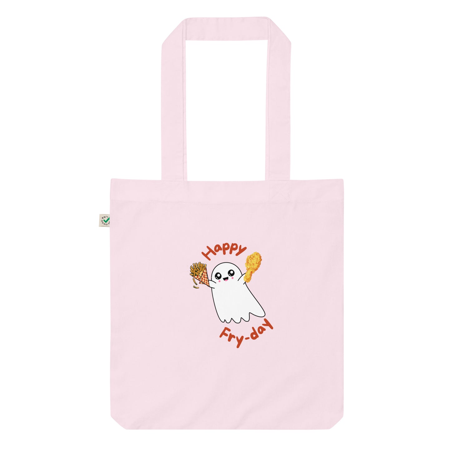 Happy Fry-day Organic fashion tote bag