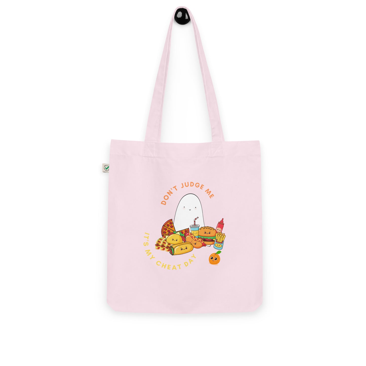 Cheat day Organic fashion tote bag