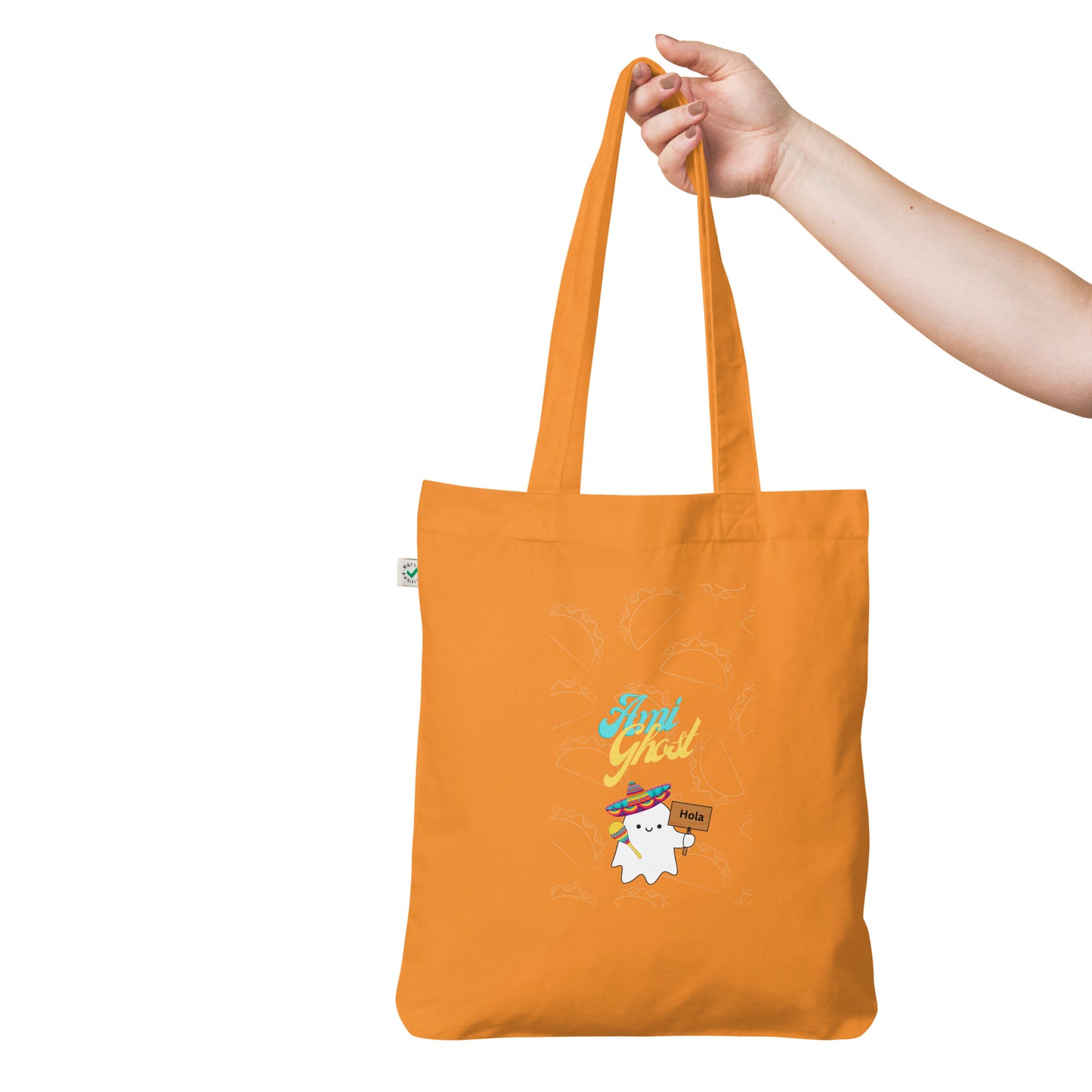 Amighost Organic fashion tote bag