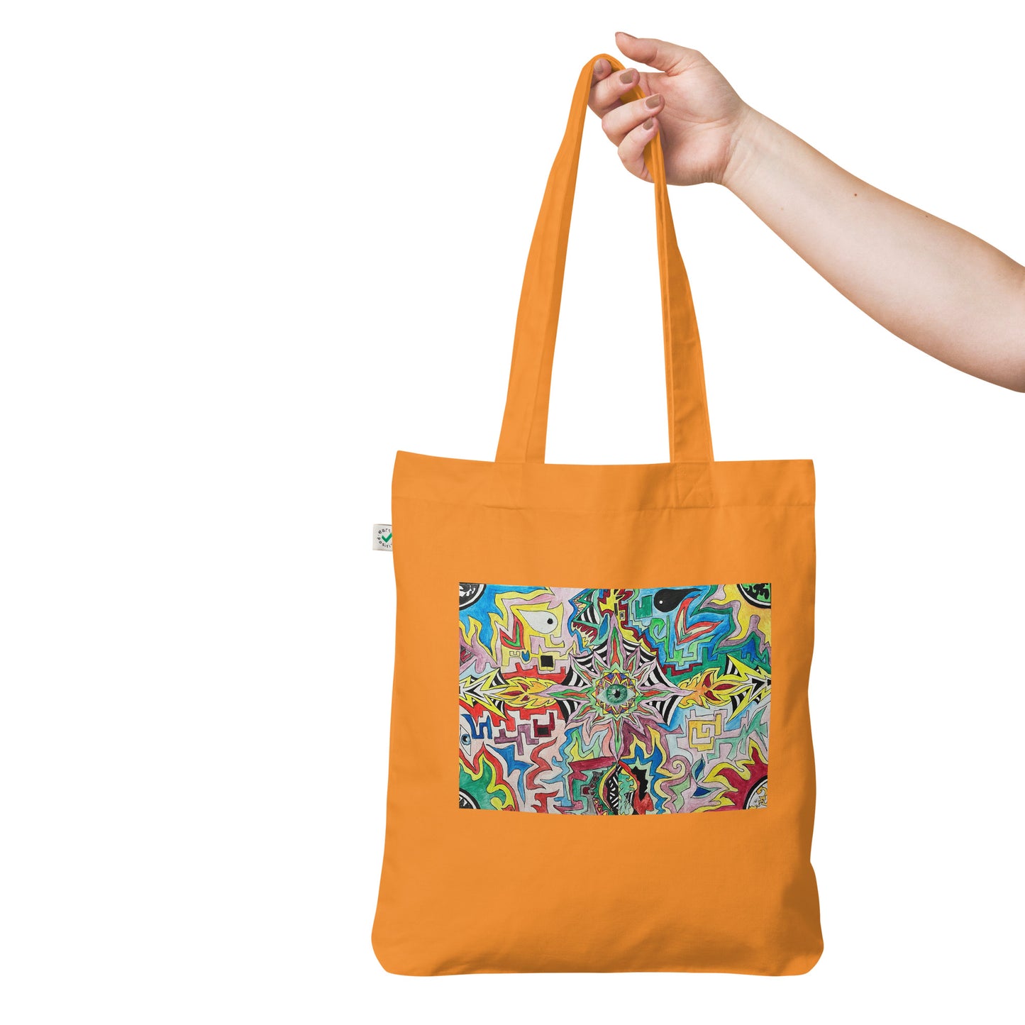 Vision Organic fashion tote bag