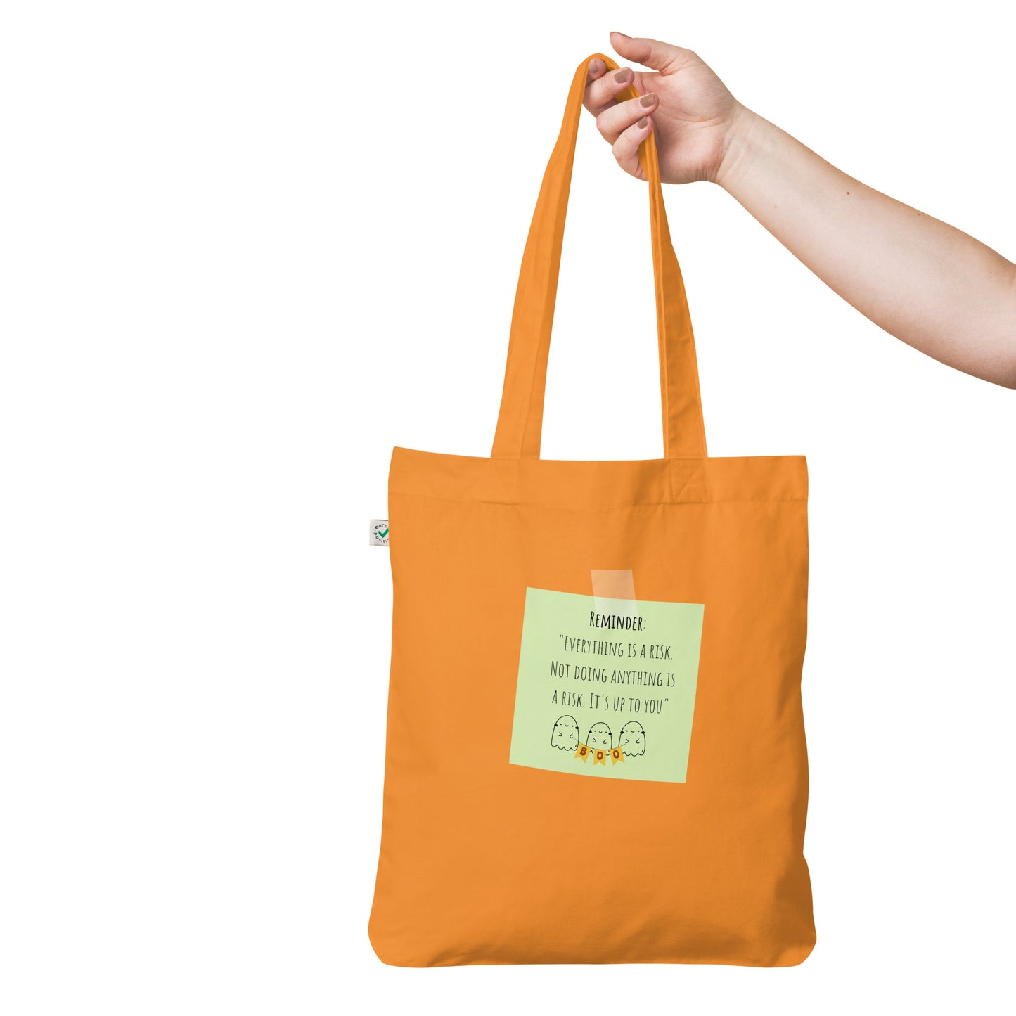 Reminder Organic fashion tote bag