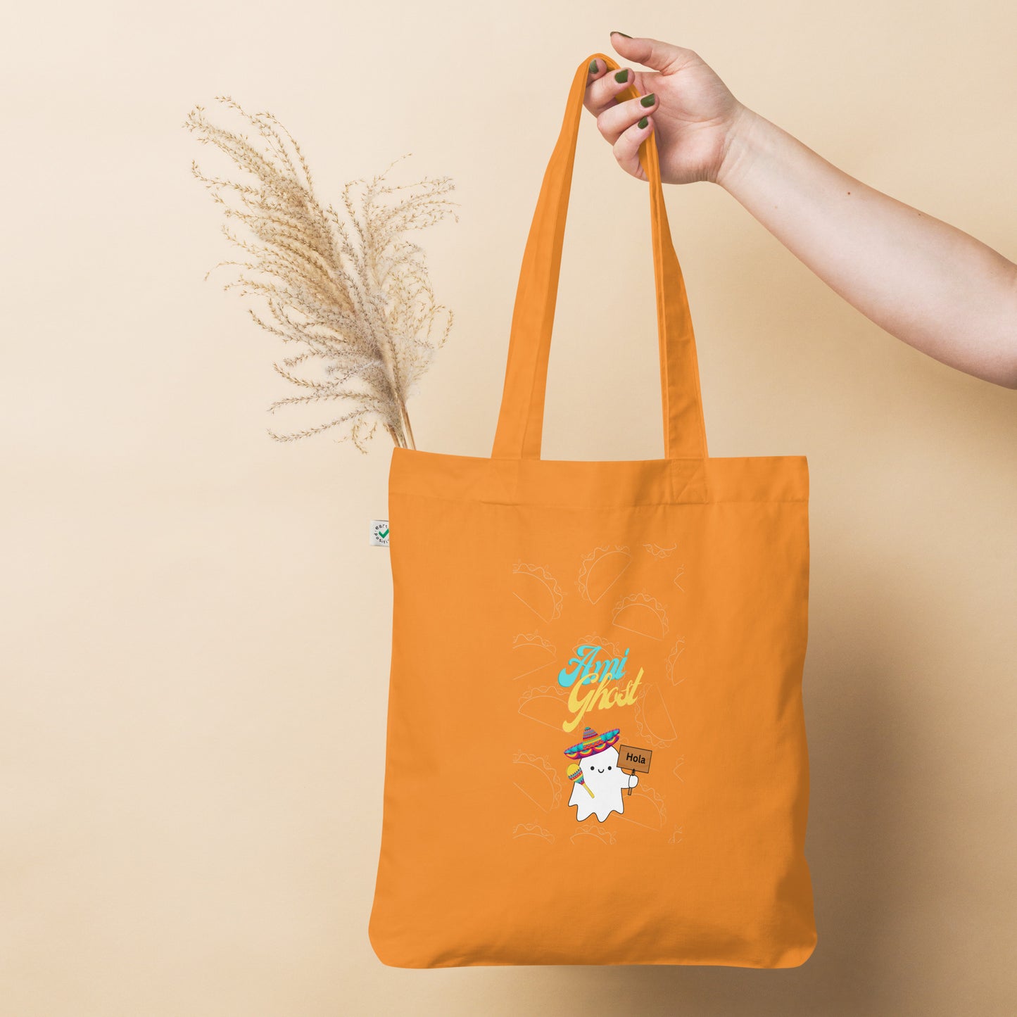 Amighost Organic fashion tote bag