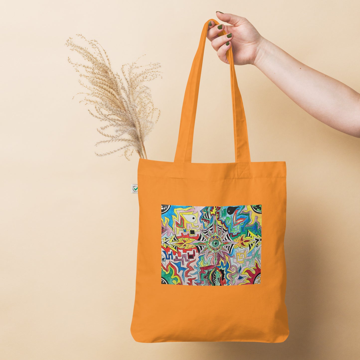 Vision Organic fashion tote bag