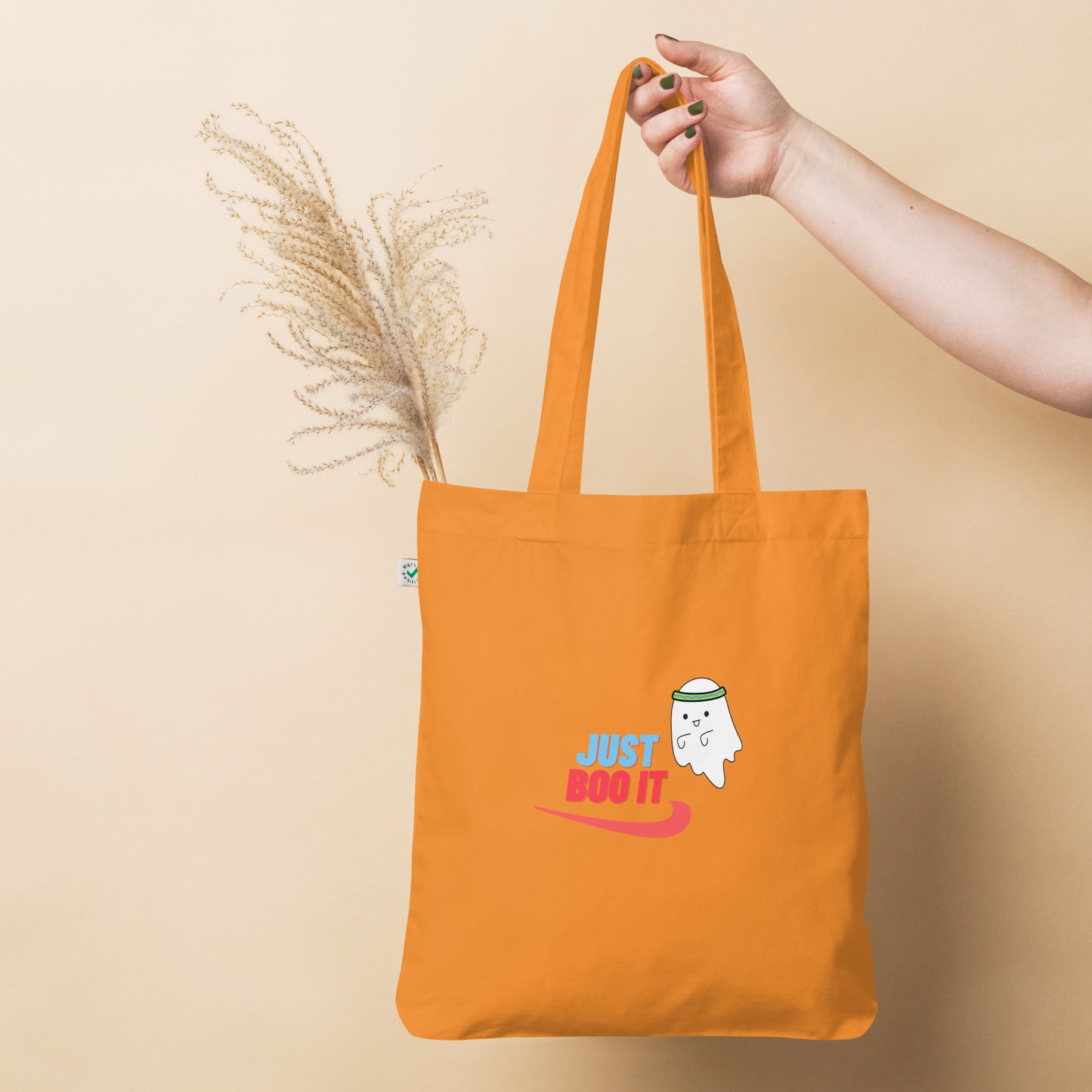 Just Boo It Organic fashion tote bag