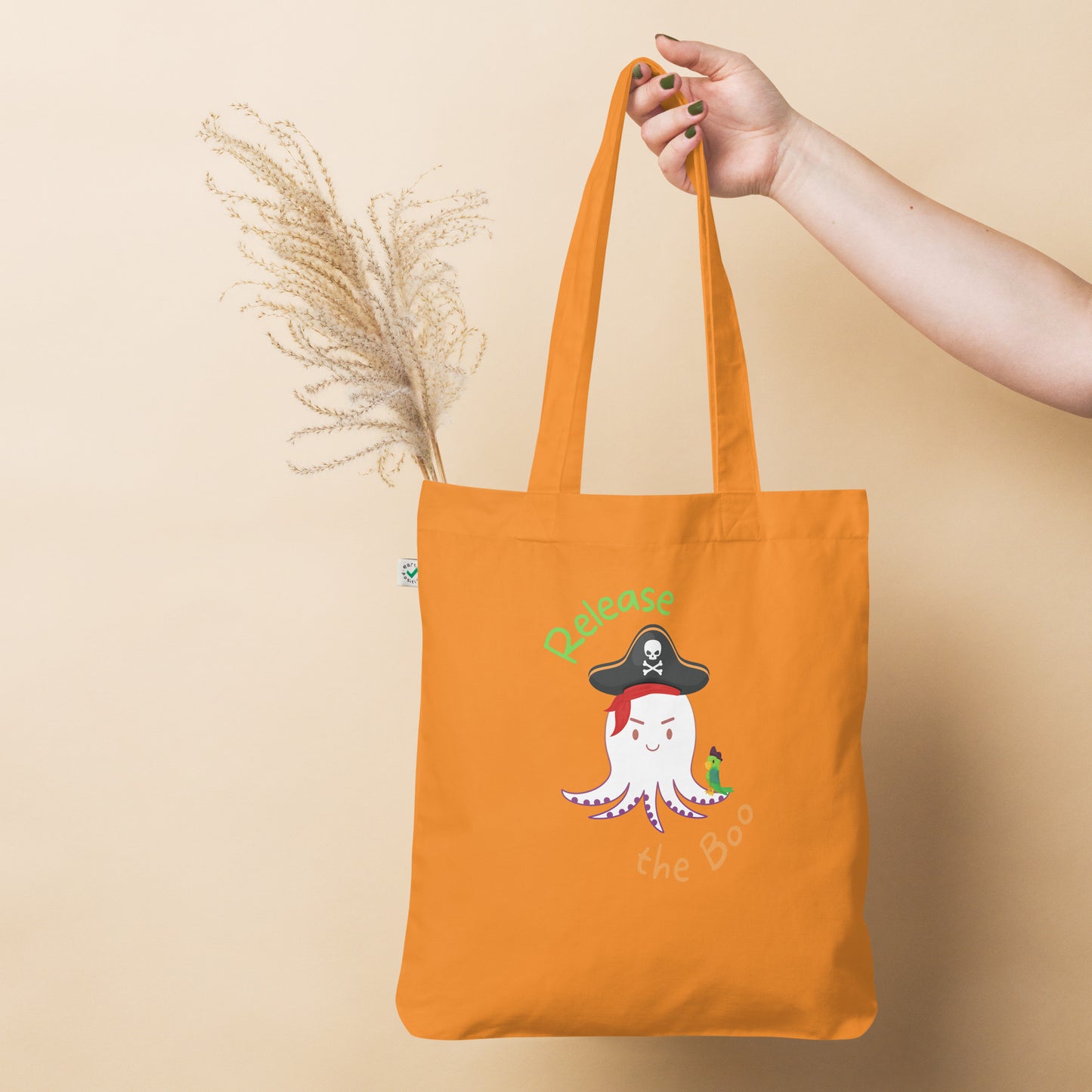 Release the Boo Organic fashion tote bag