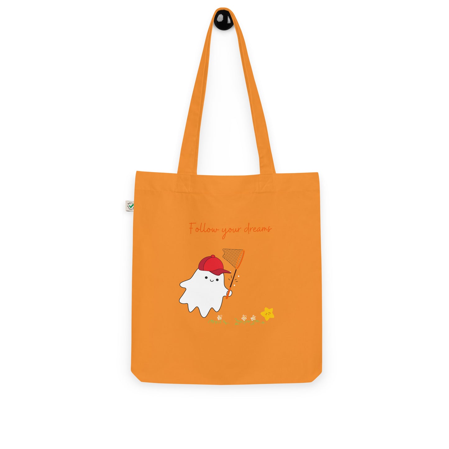 Follow your dreams Organic fashion tote bag