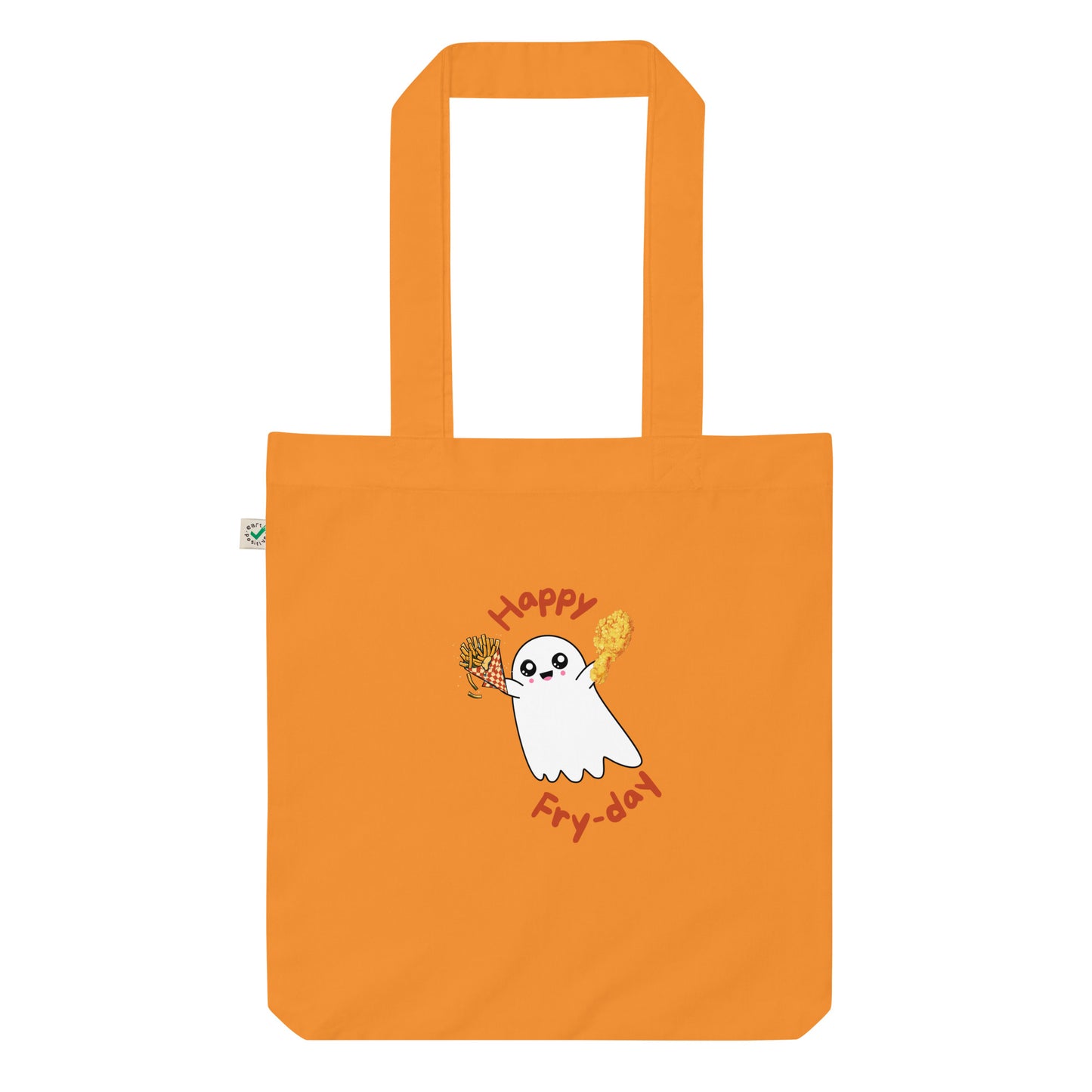 Happy Fry-day Organic fashion tote bag