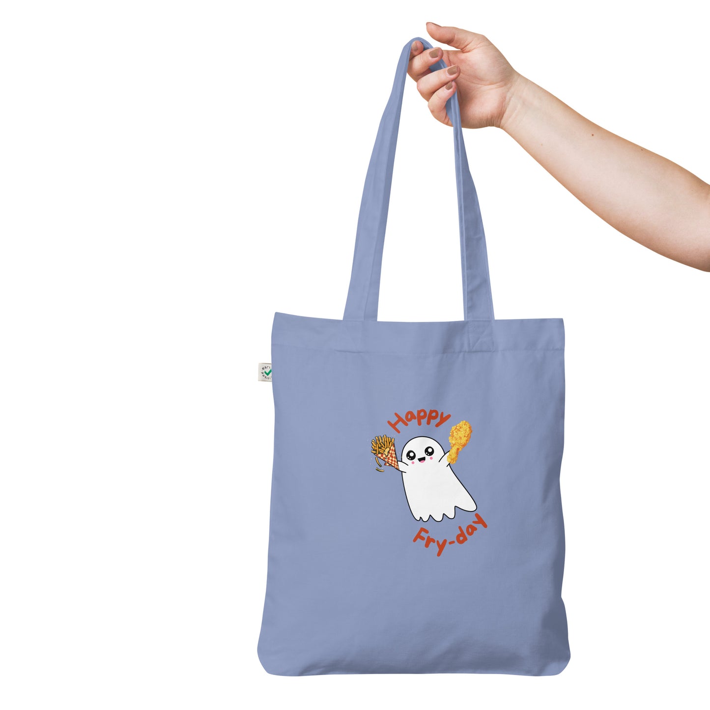 Happy Fry-day Organic fashion tote bag