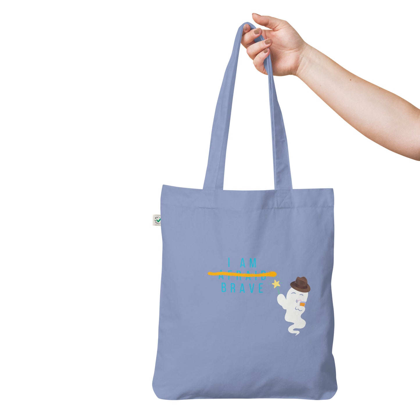 Brave Organic fashion tote bag