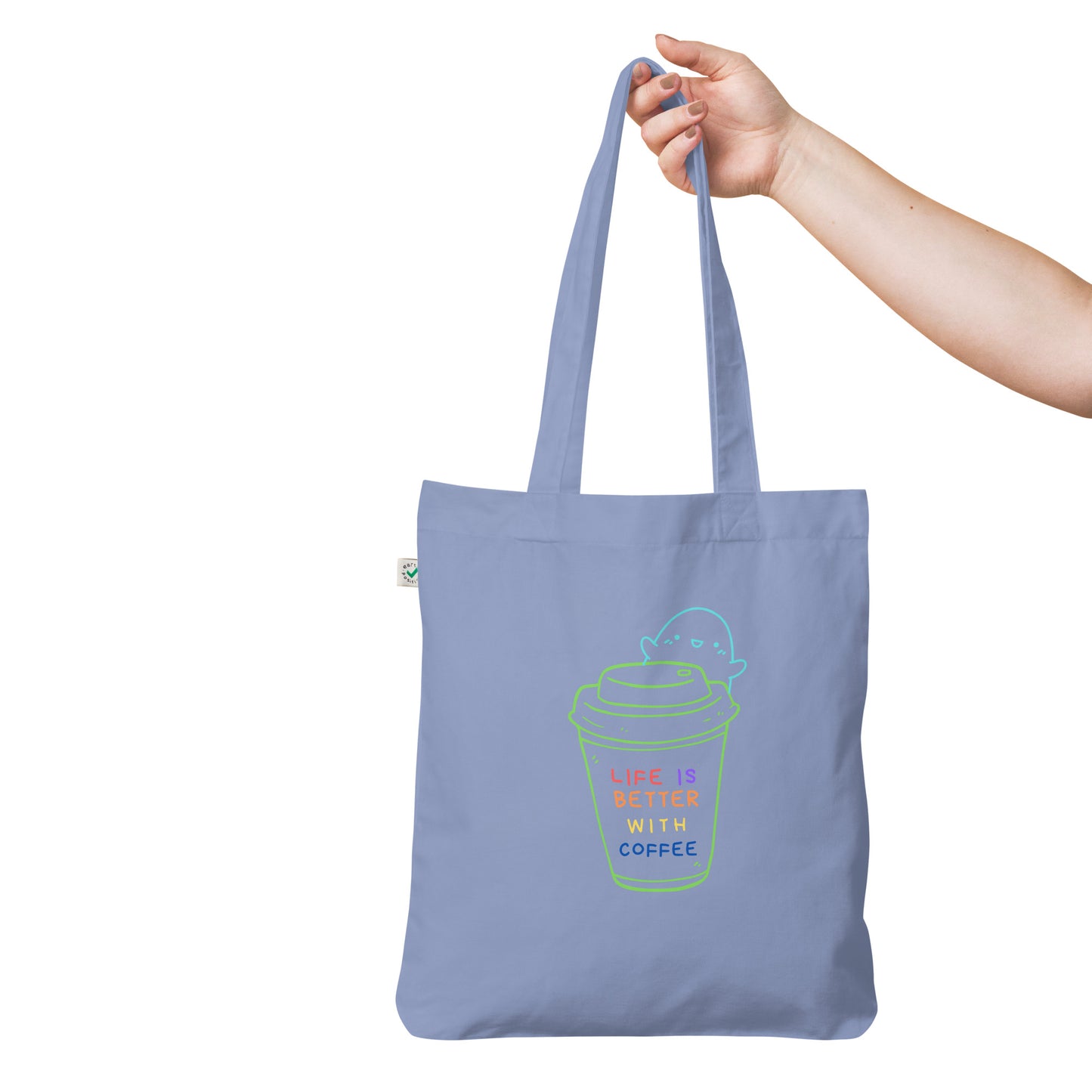 Coffee Organic fashion tote bag