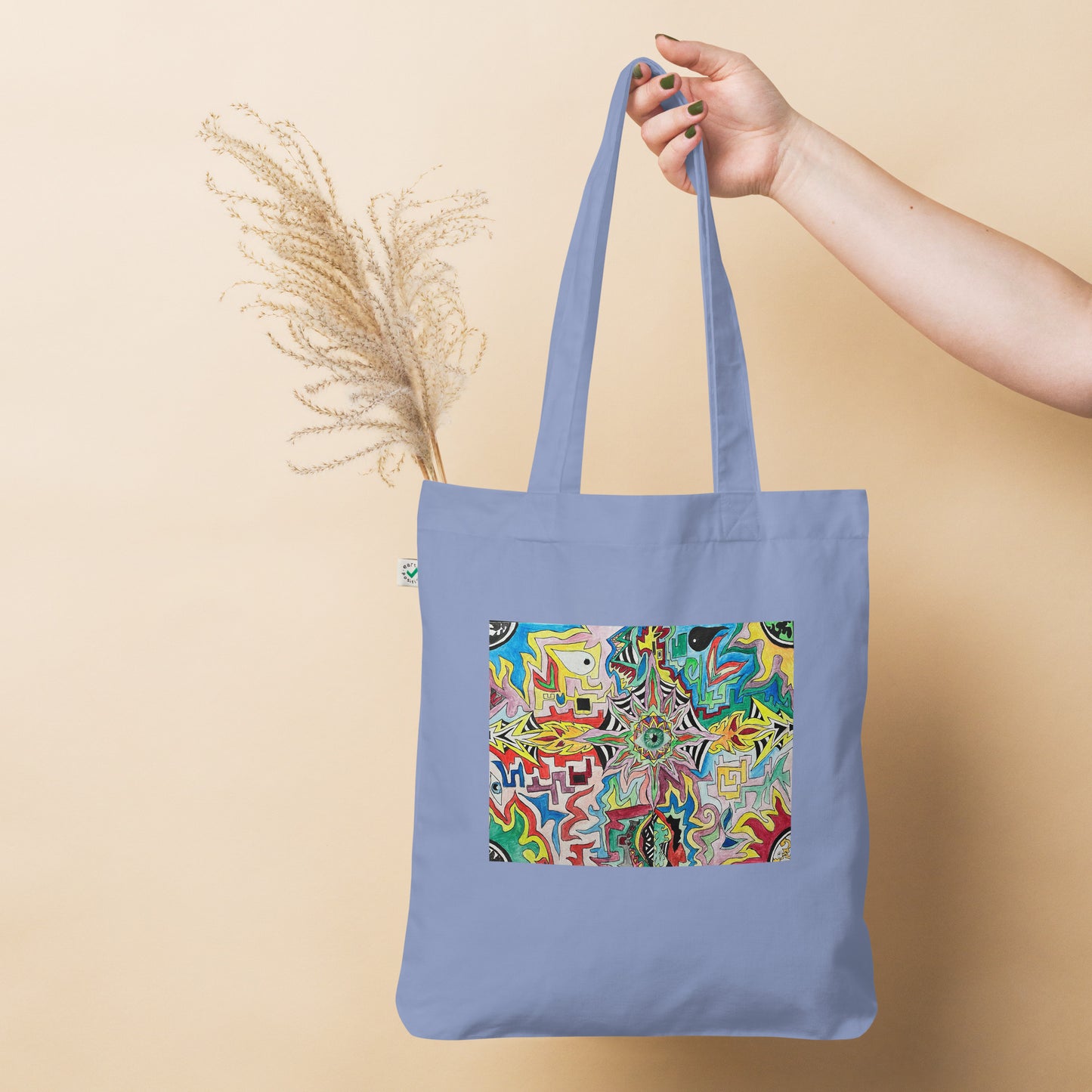 Vision Organic fashion tote bag