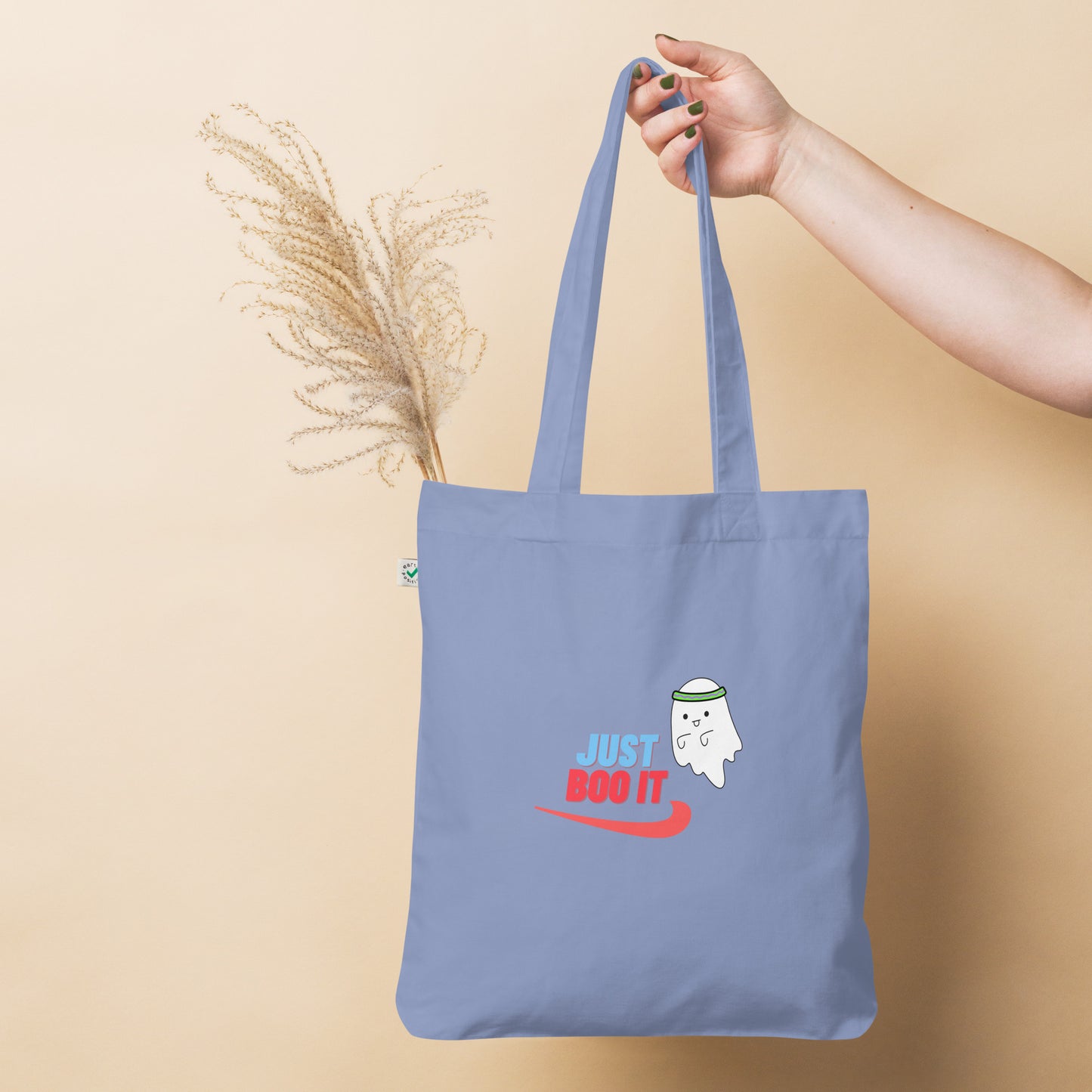 Just Boo It Organic fashion tote bag