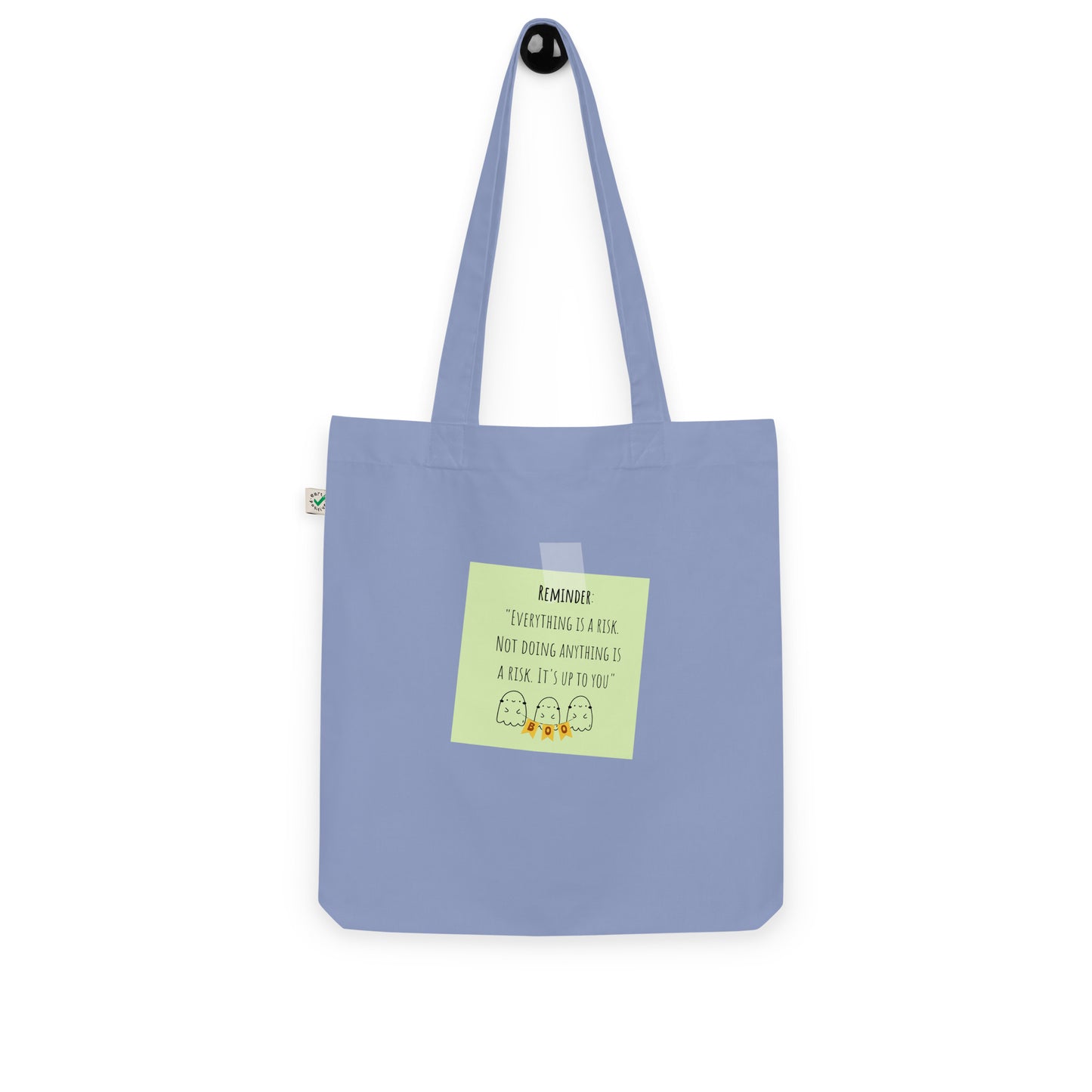 Reminder Organic fashion tote bag