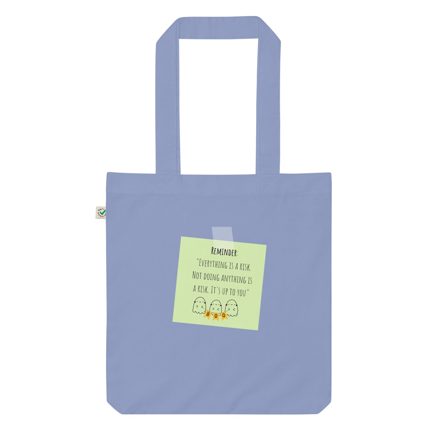 Reminder Organic fashion tote bag