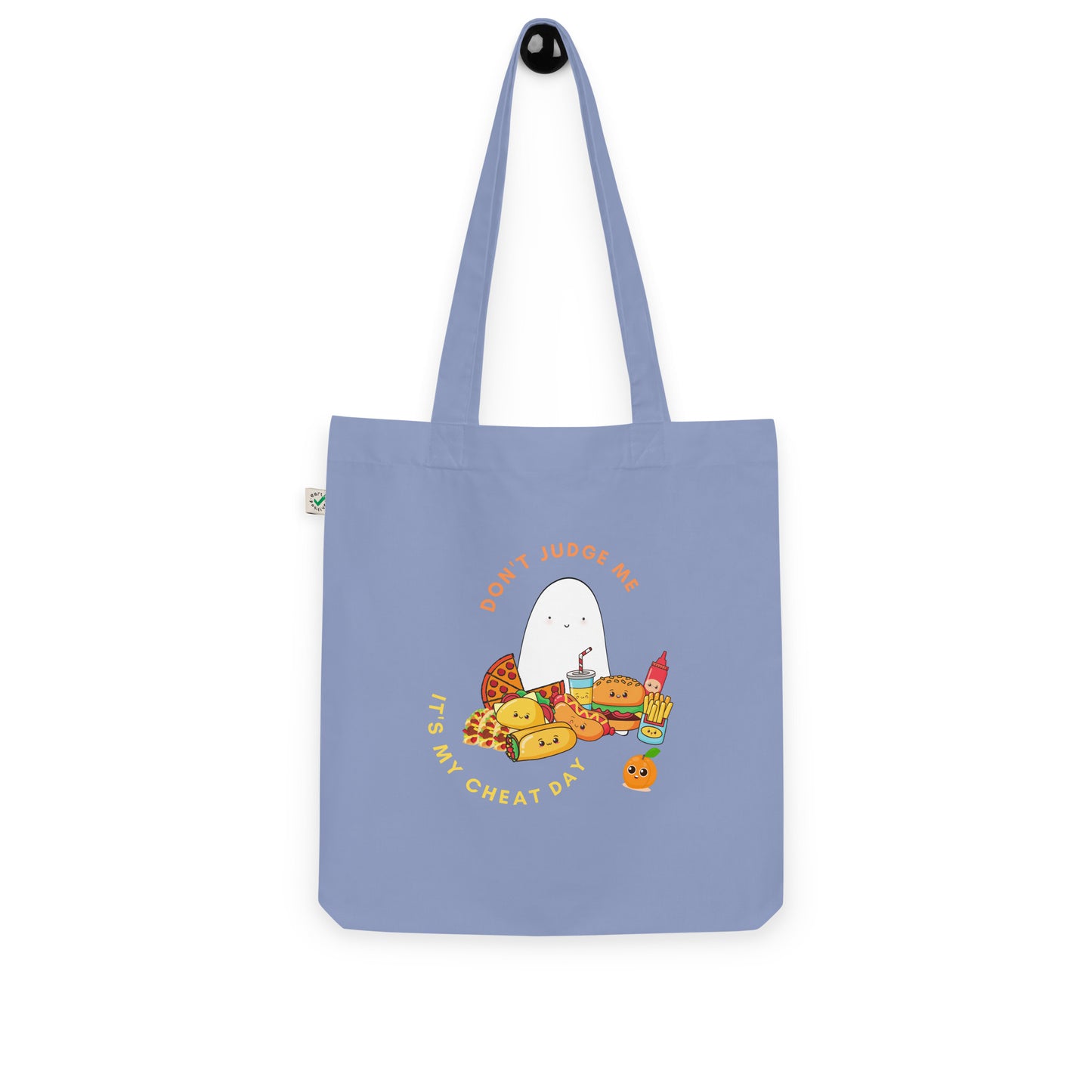 Cheat day Organic fashion tote bag