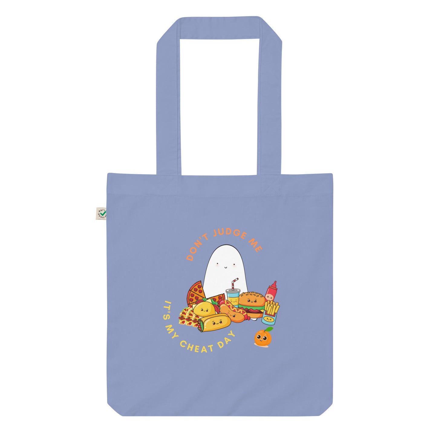 Cheat day Organic fashion tote bag