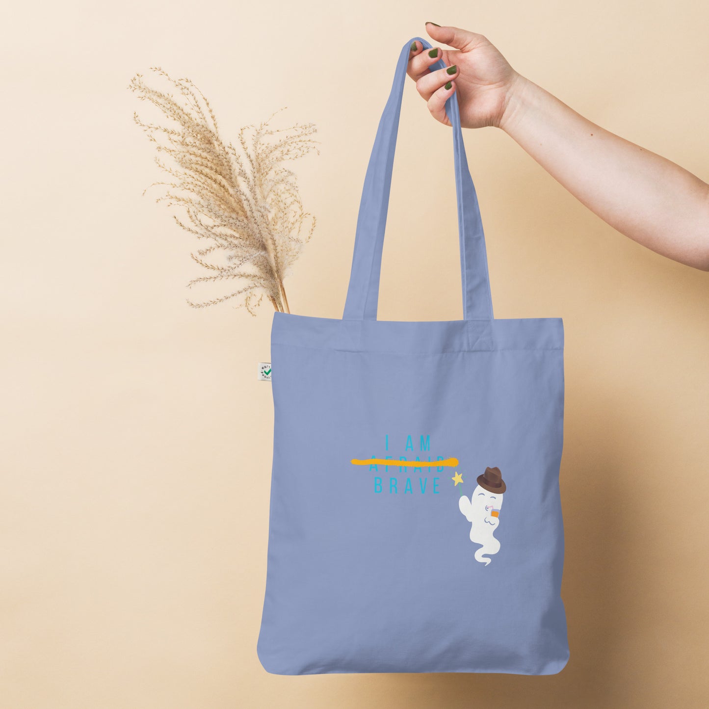 Brave Organic fashion tote bag