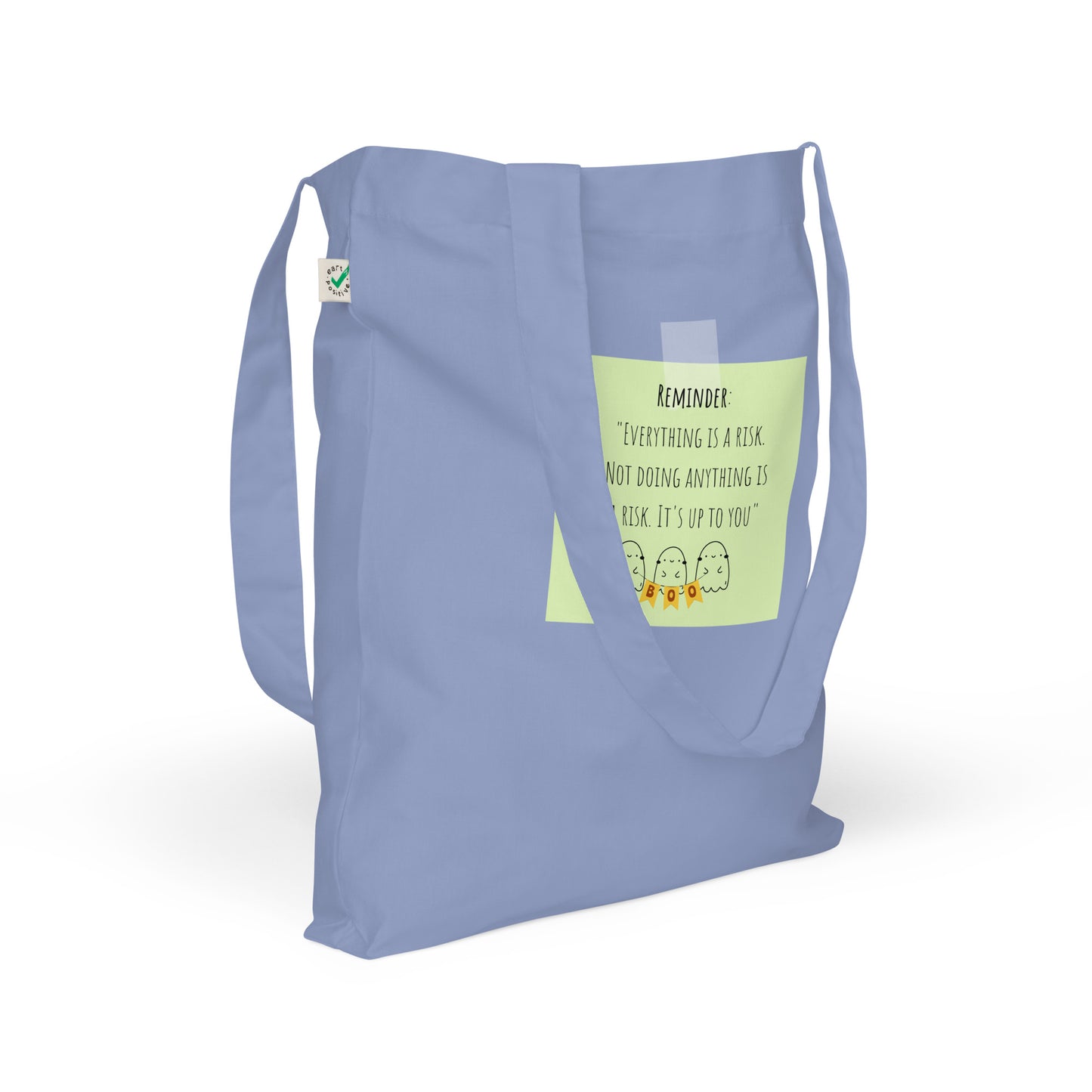 Reminder Organic fashion tote bag