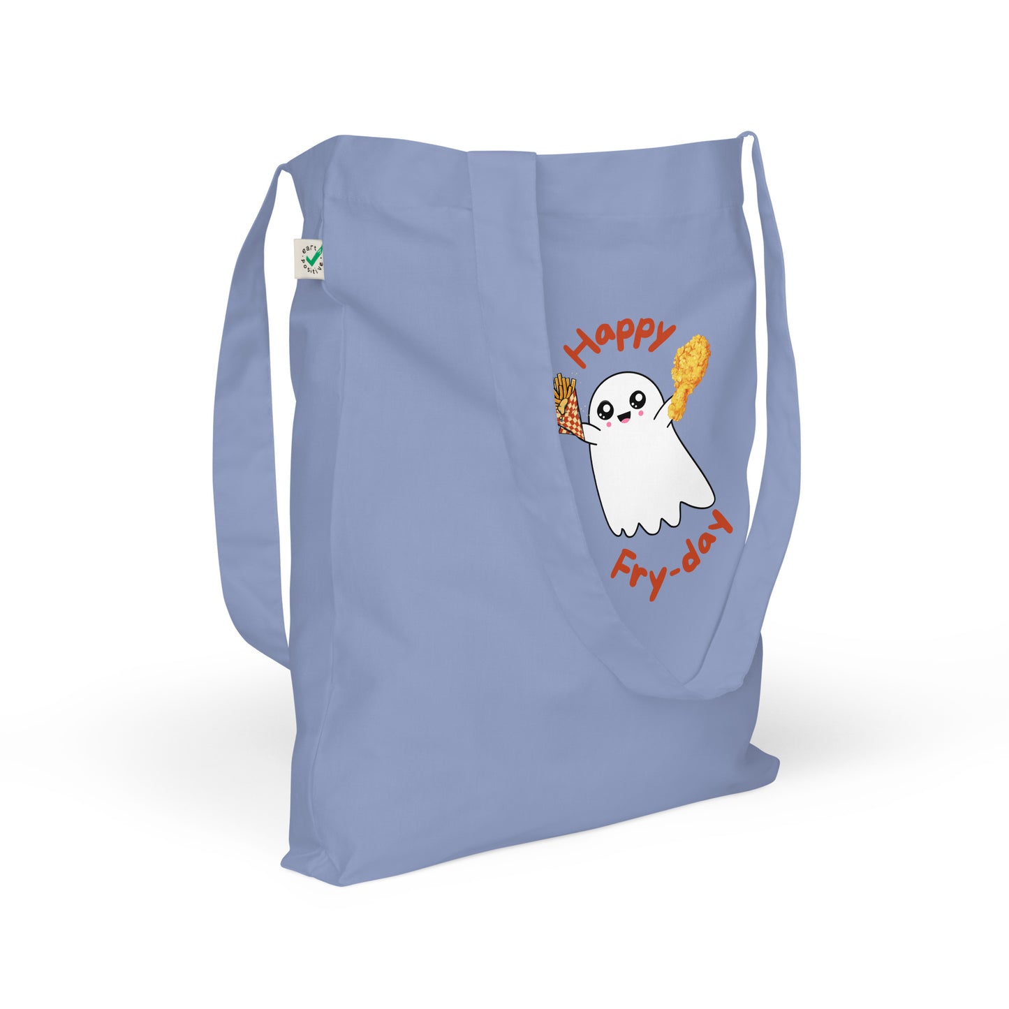 Happy Fry-day Organic fashion tote bag