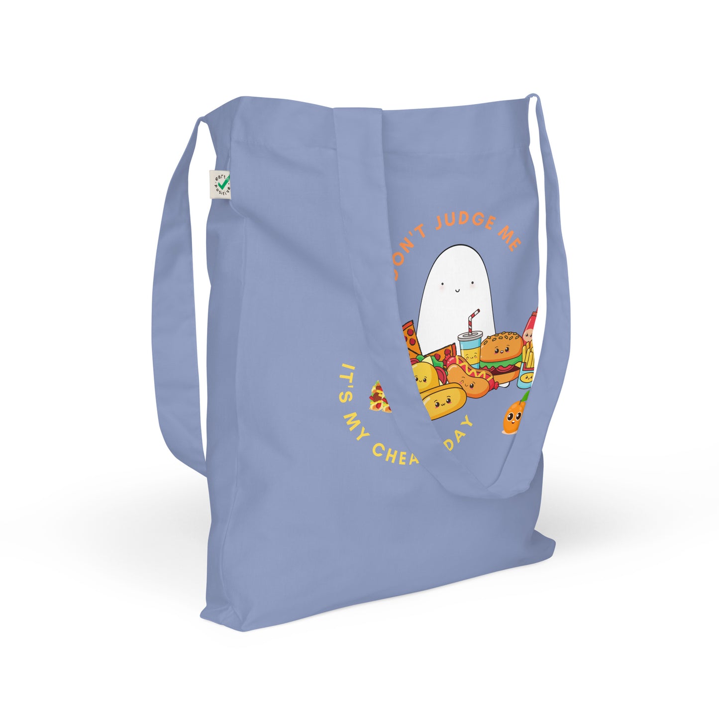 Cheat day Organic fashion tote bag