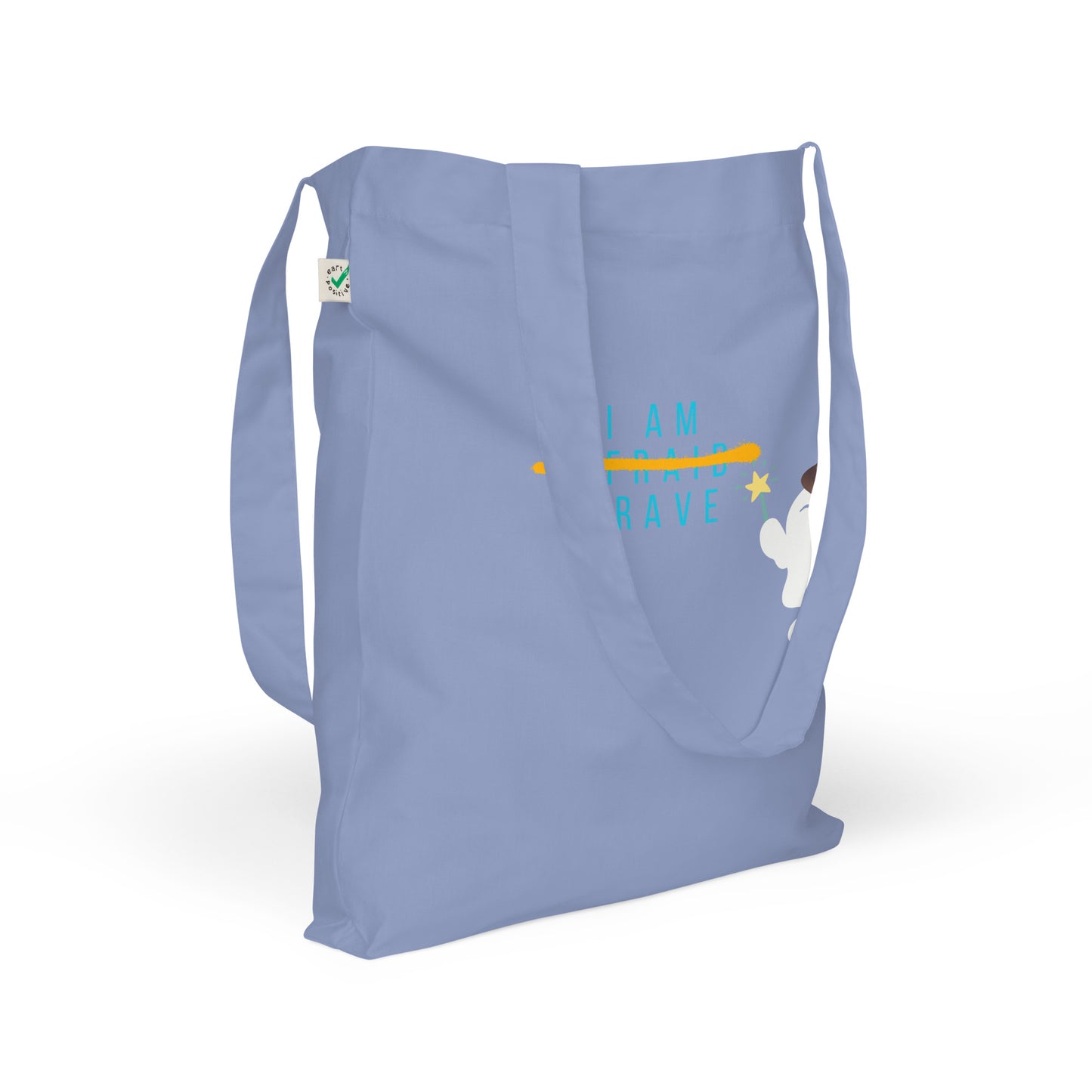 Brave Organic fashion tote bag