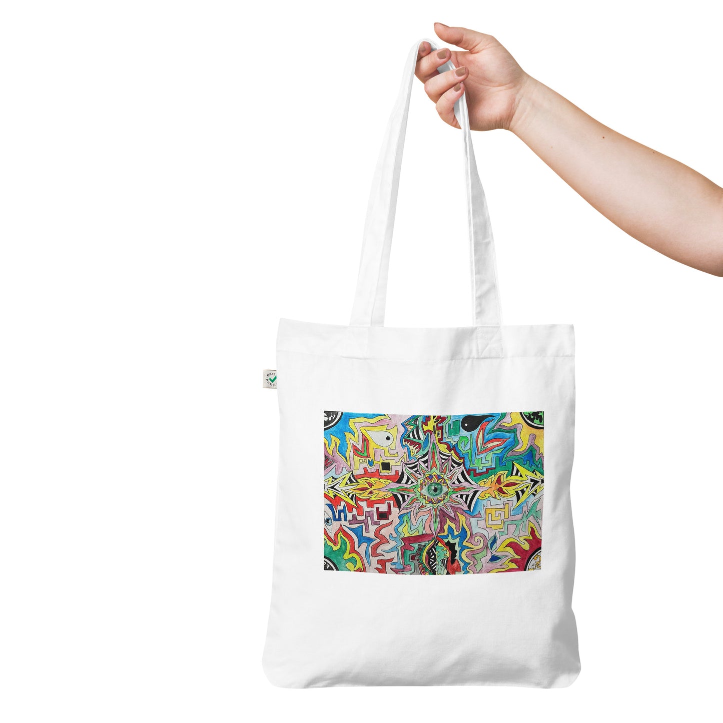 Vision Organic fashion tote bag