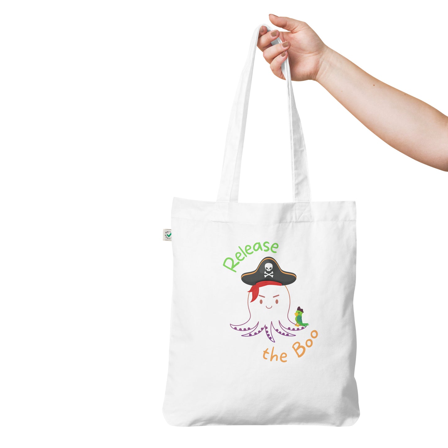 Release the Boo Organic fashion tote bag