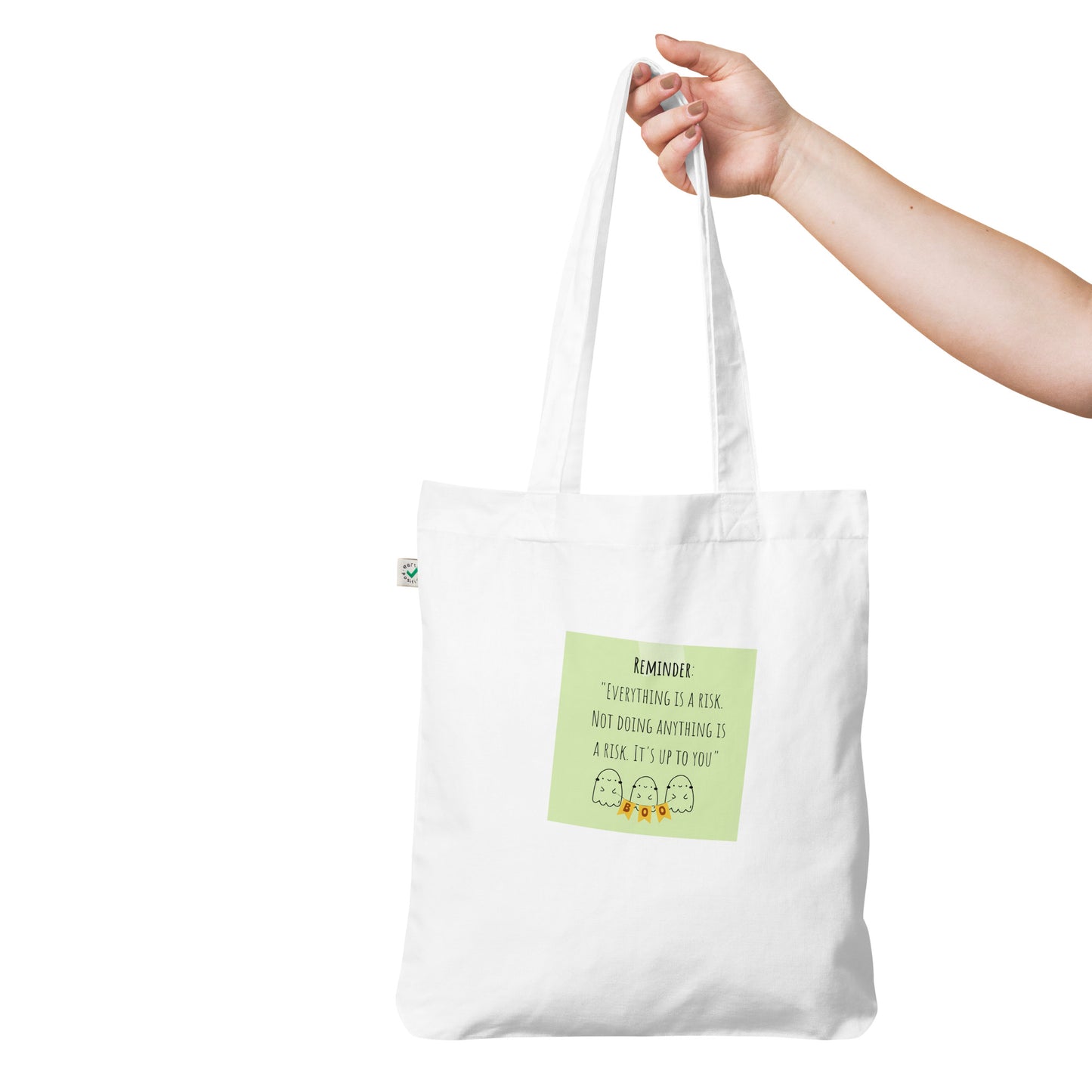 Reminder Organic fashion tote bag