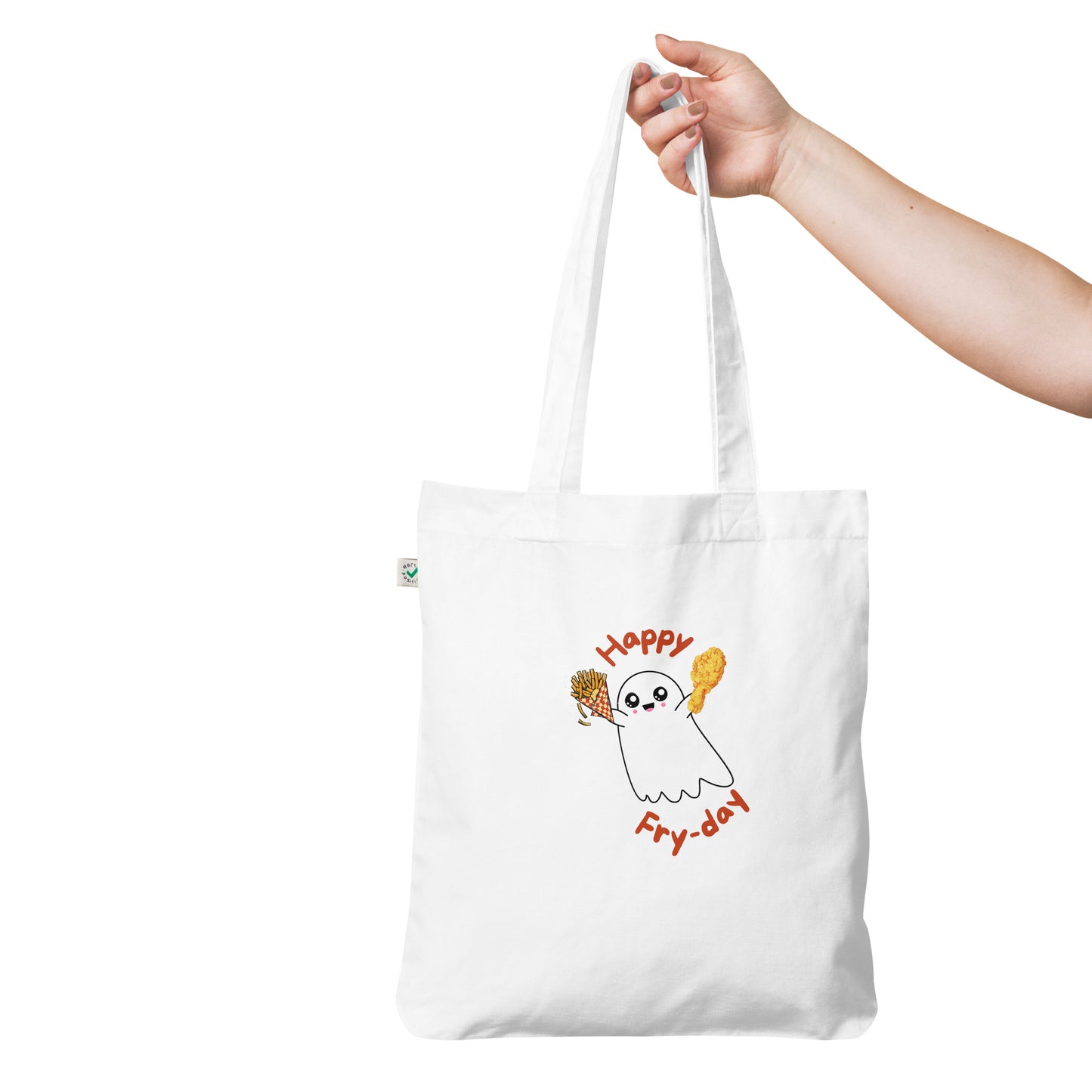 Happy Fry-day Organic fashion tote bag