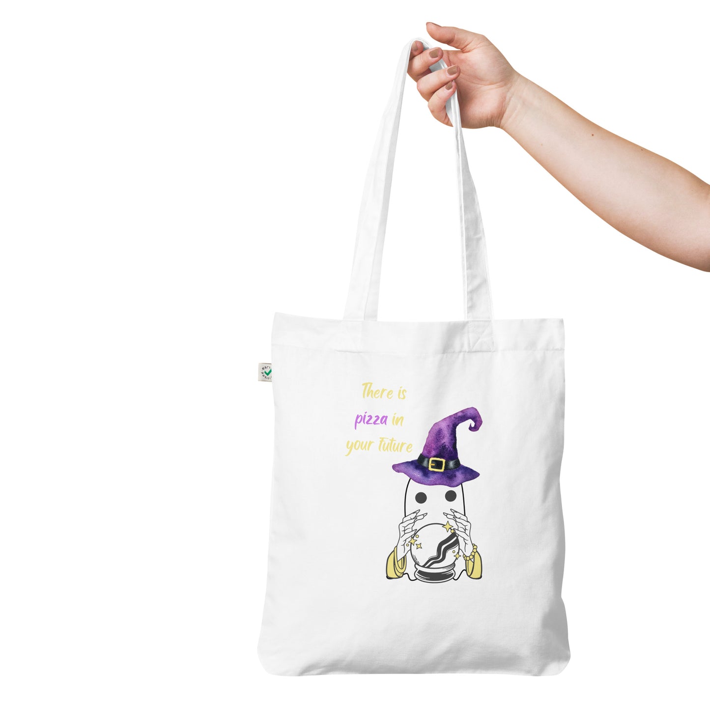 There is pizza in your future Organic fashion tote bag