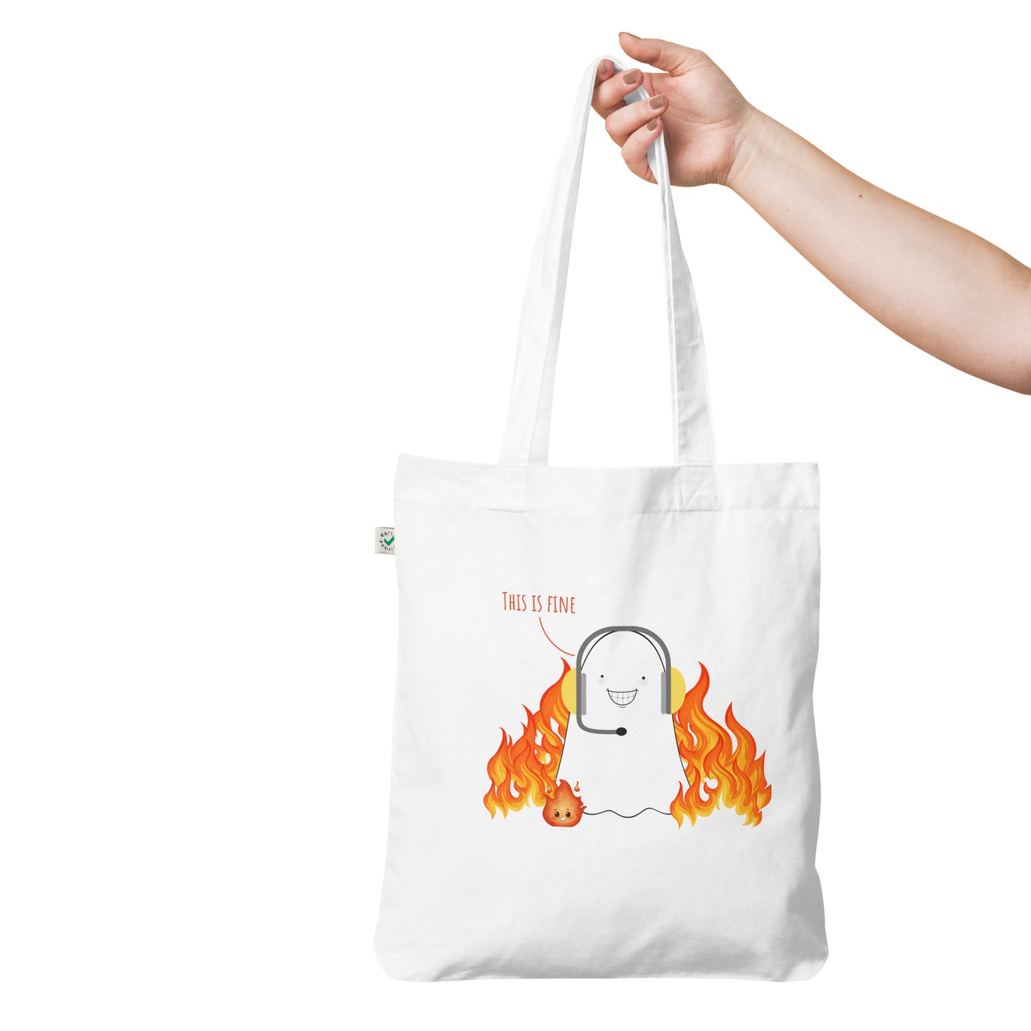 This is fine Organic fashion tote bag