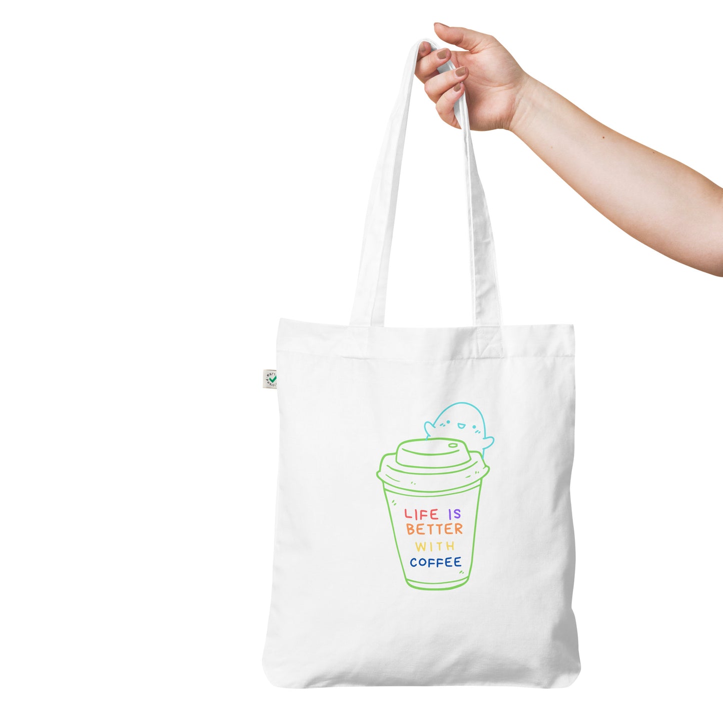 Coffee Organic fashion tote bag