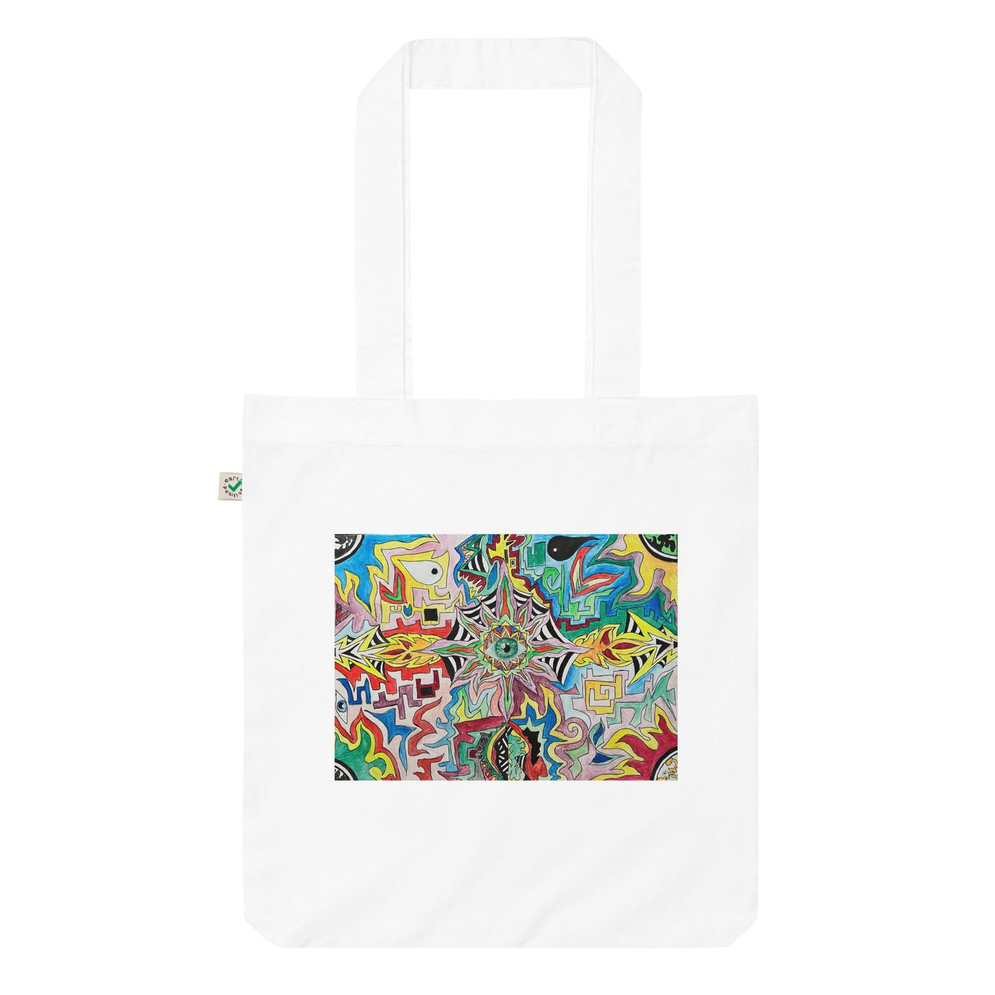 Vision Organic fashion tote bag